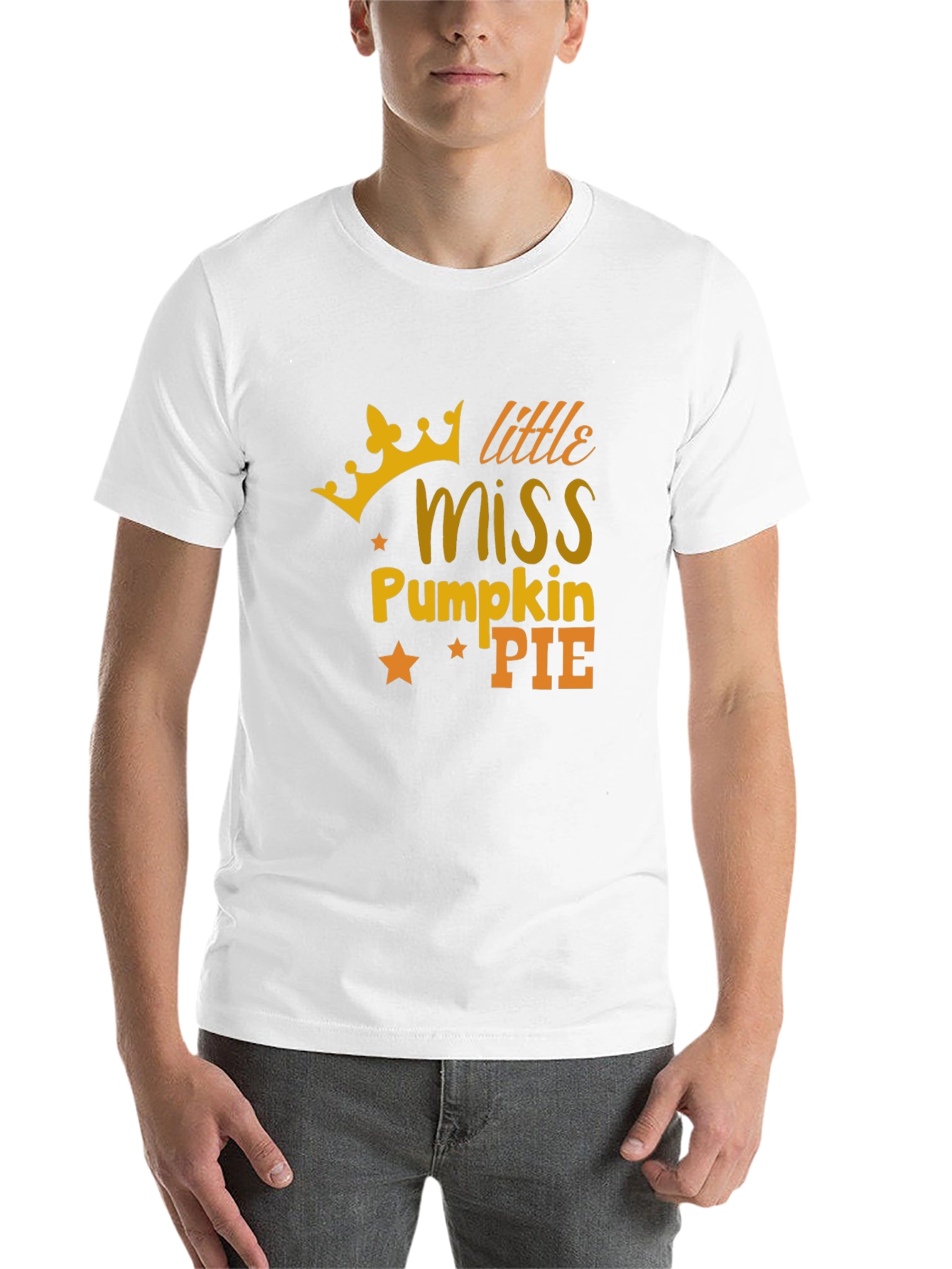 Black Little Miss Pumpkin Pie T-Shirt - Fall Theme view 14