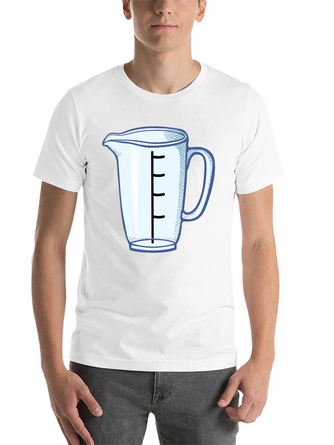 Black Measuring Cup Graphic T-Shirt view 14