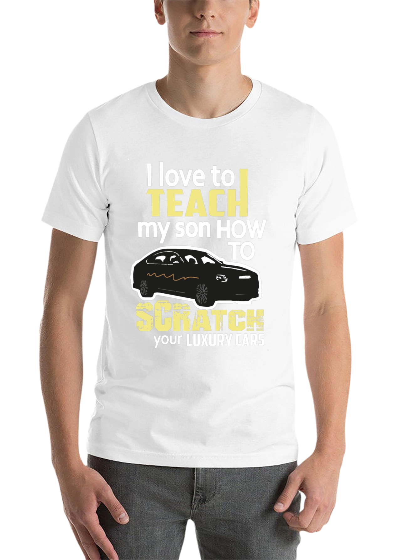 Black I Love To Teach My Son T-Shirt view 14