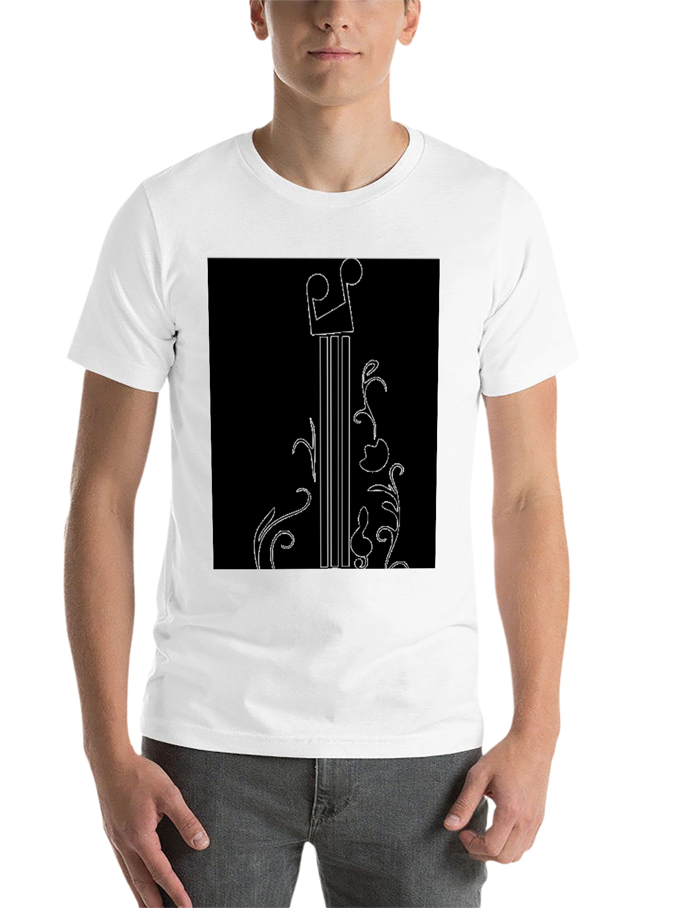 Black Music Inspired Black Graphic Tee view 14