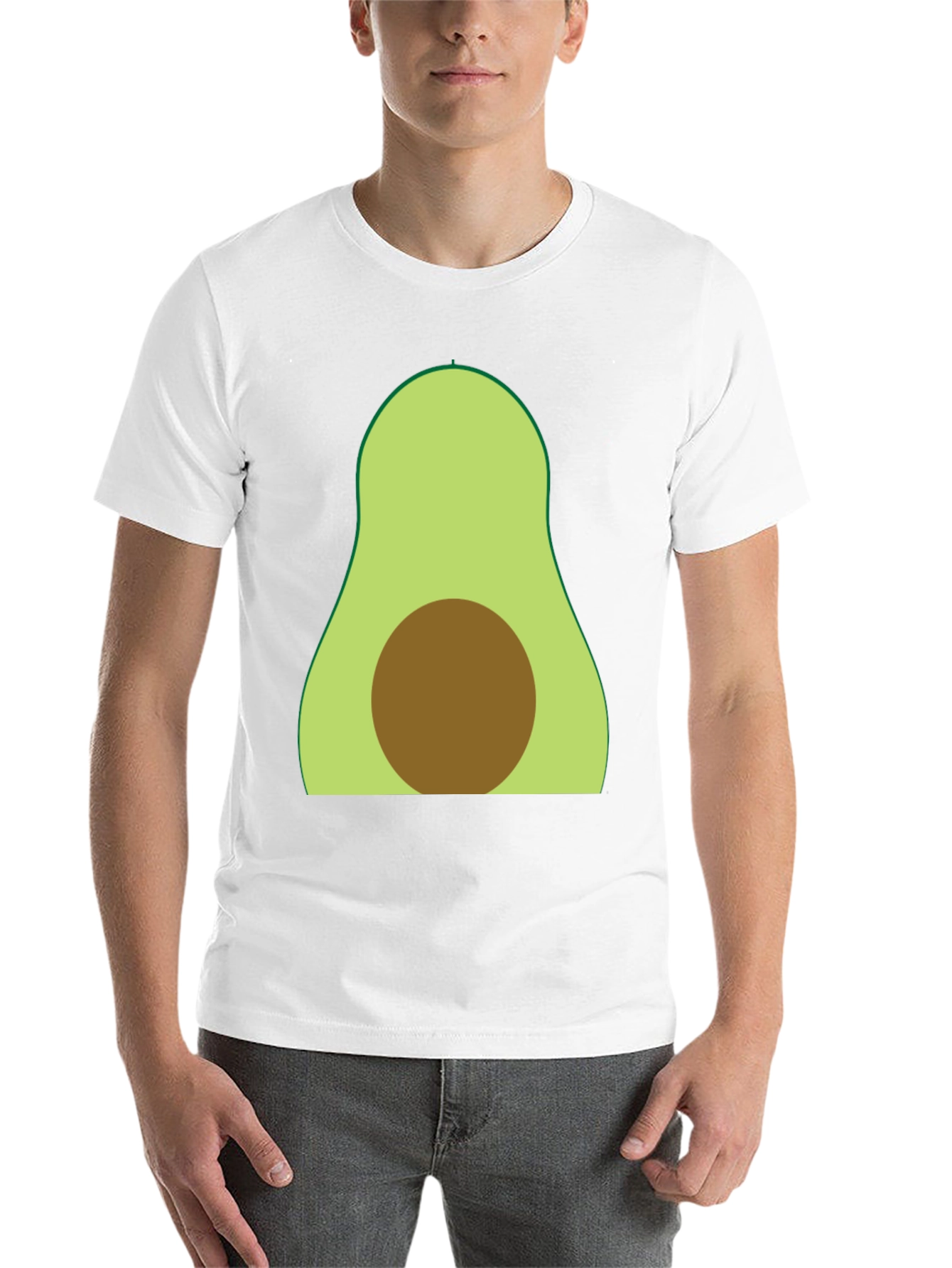Black Avocado Graphic Tee - Soft Cotton Blend view 14
