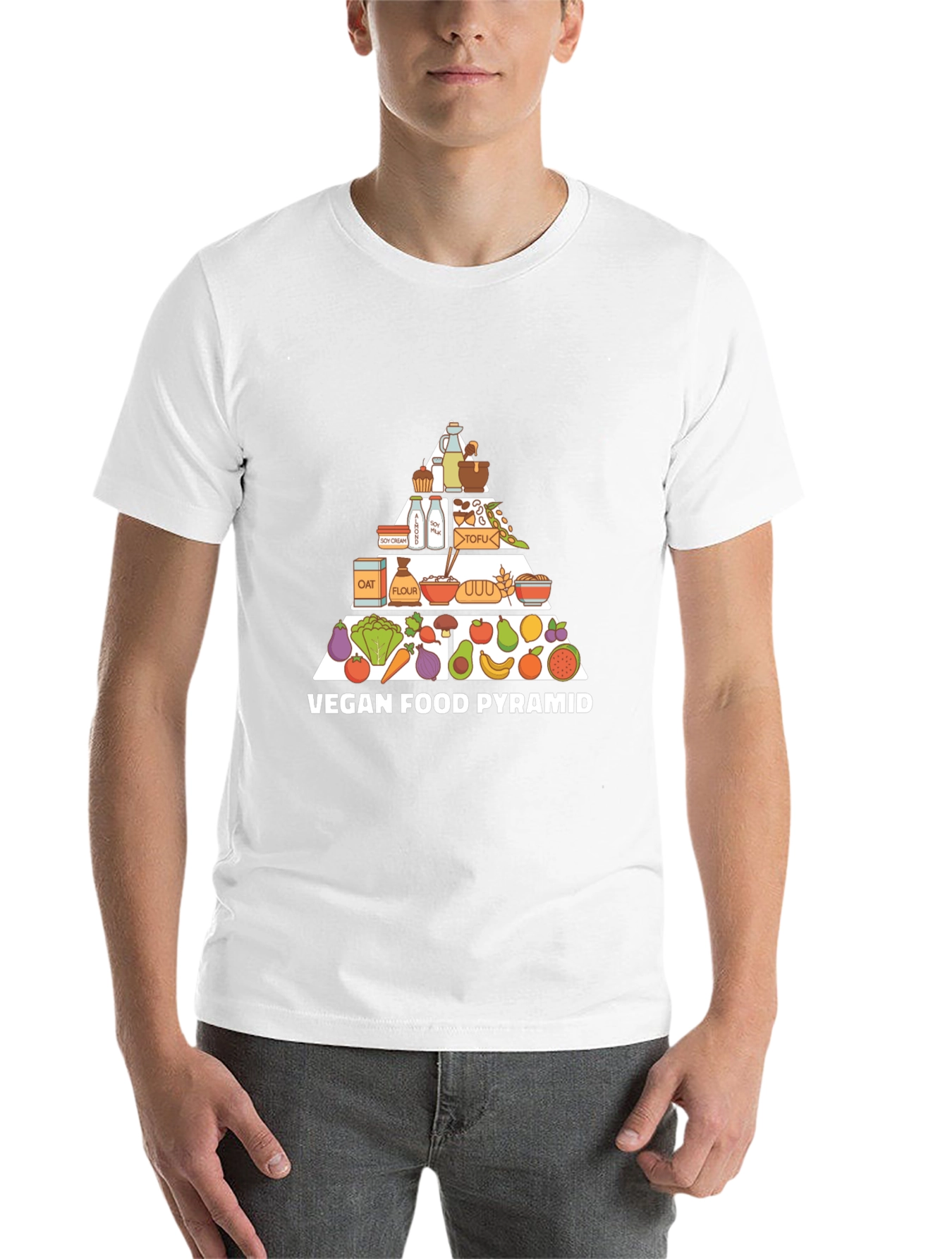 Vegan Food Pyramid T-Shirt - 14