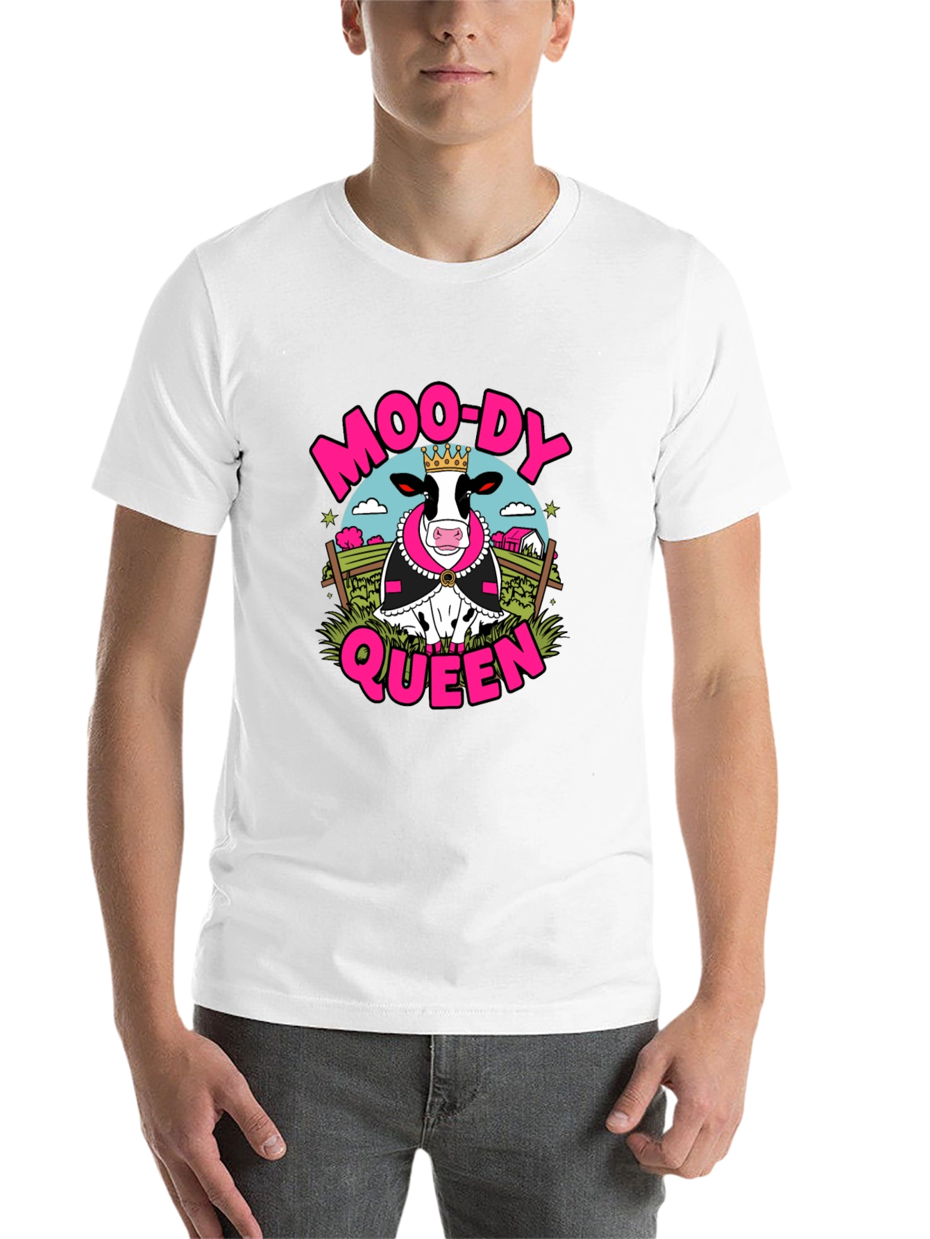 Black Moo-Dy Queen T-Shirt - Black Graphic Tee view 14