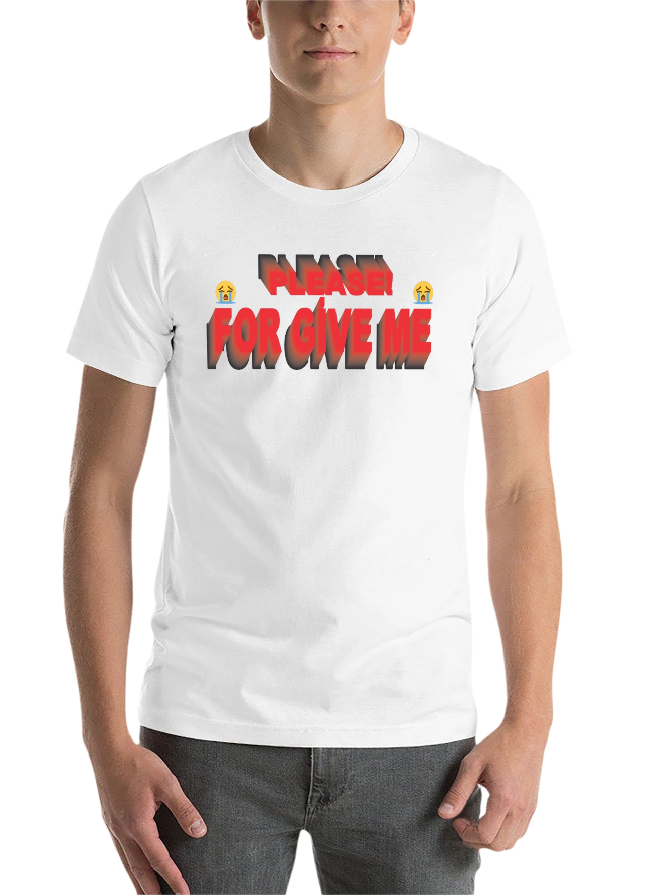 Black Please Forgive Me Graphic Tee - Trendy Apology Shirt view 14
