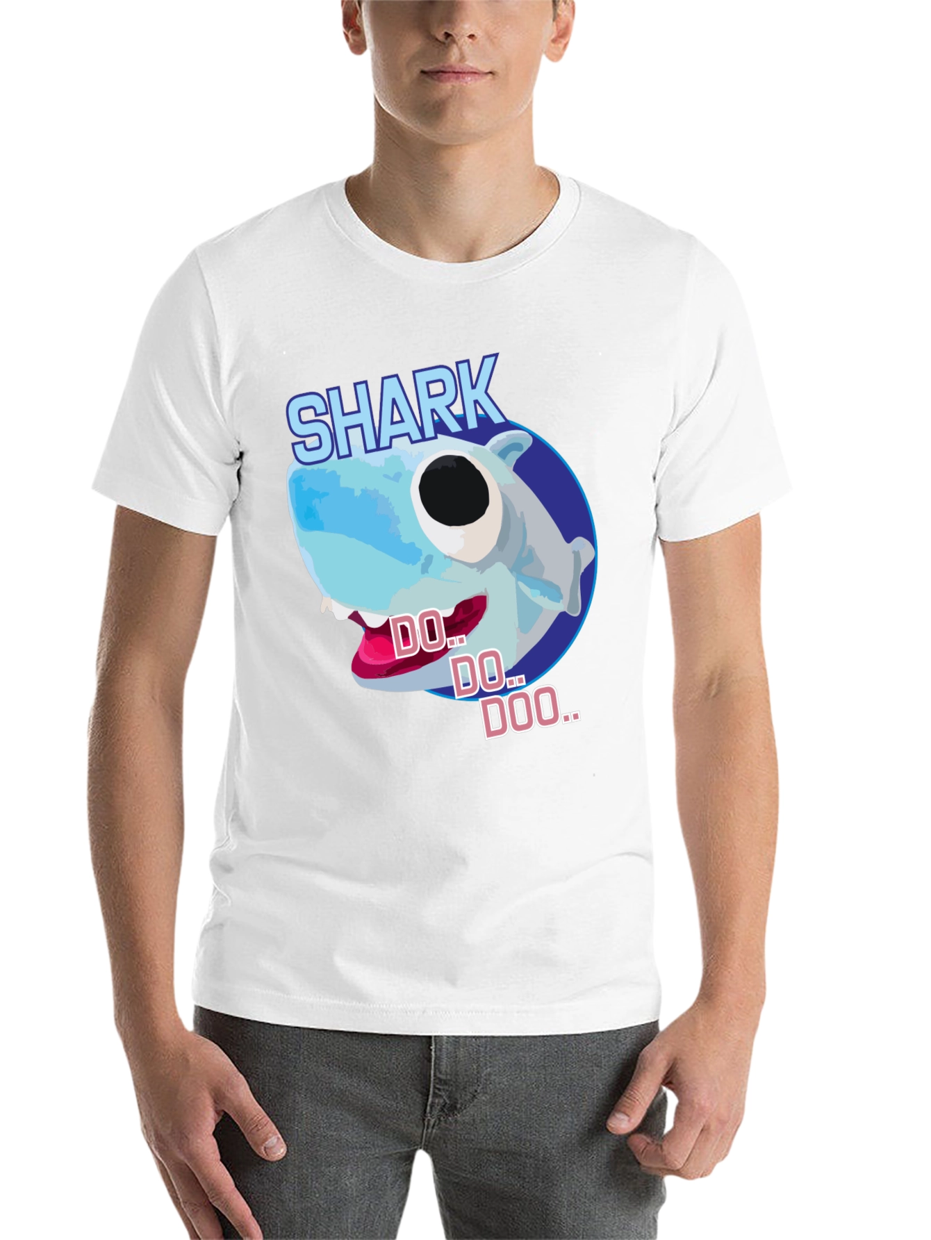 Black Baby Shark Doo Doo Doo Graphic Tee Shirt view 14
