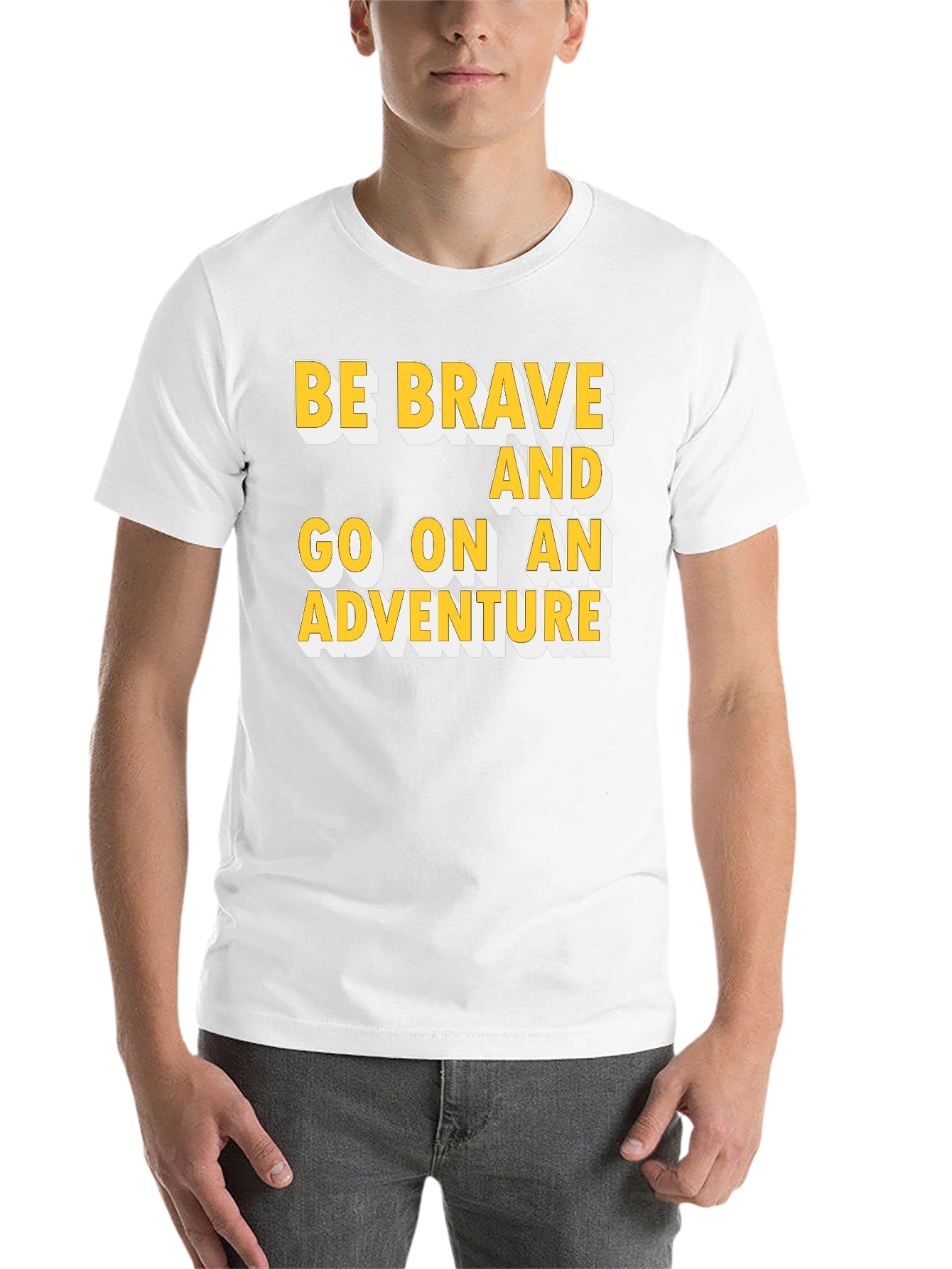 Black Be Brave Adventure Graphic Tee view 14