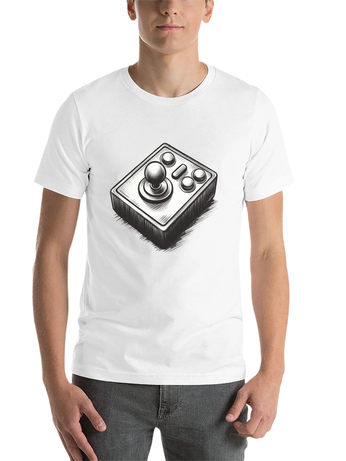 Black Retro Arcade Gamer T-Shirt view 14