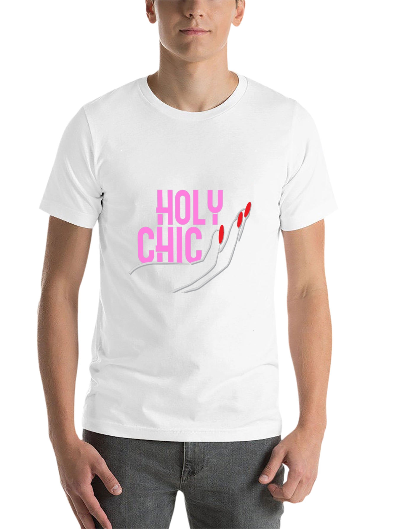 Black Holy Chic Graphic Tee - Stylish Fashion T-Shirt view 14