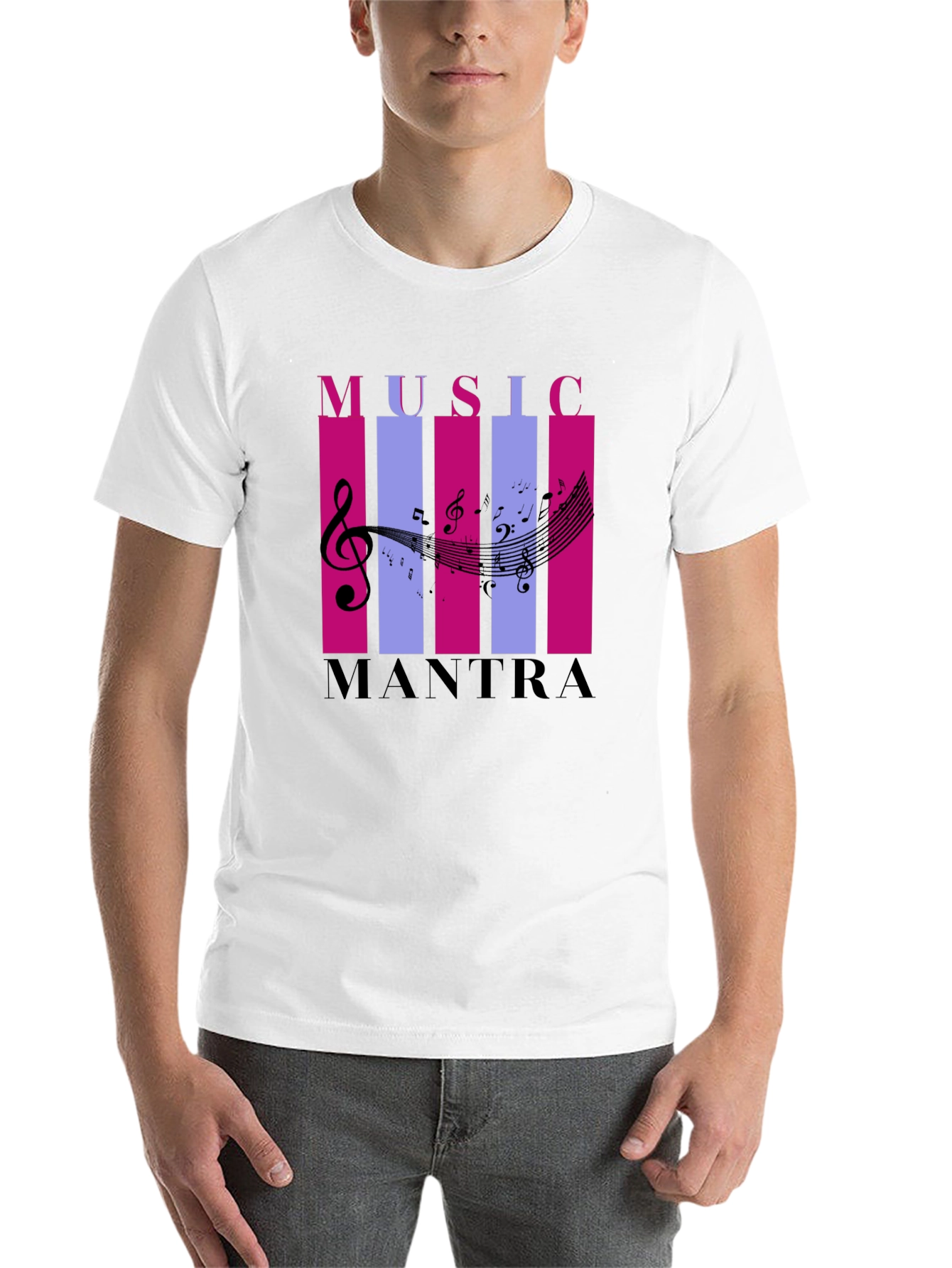 Black Music Mantra Graphic T-Shirt view 14