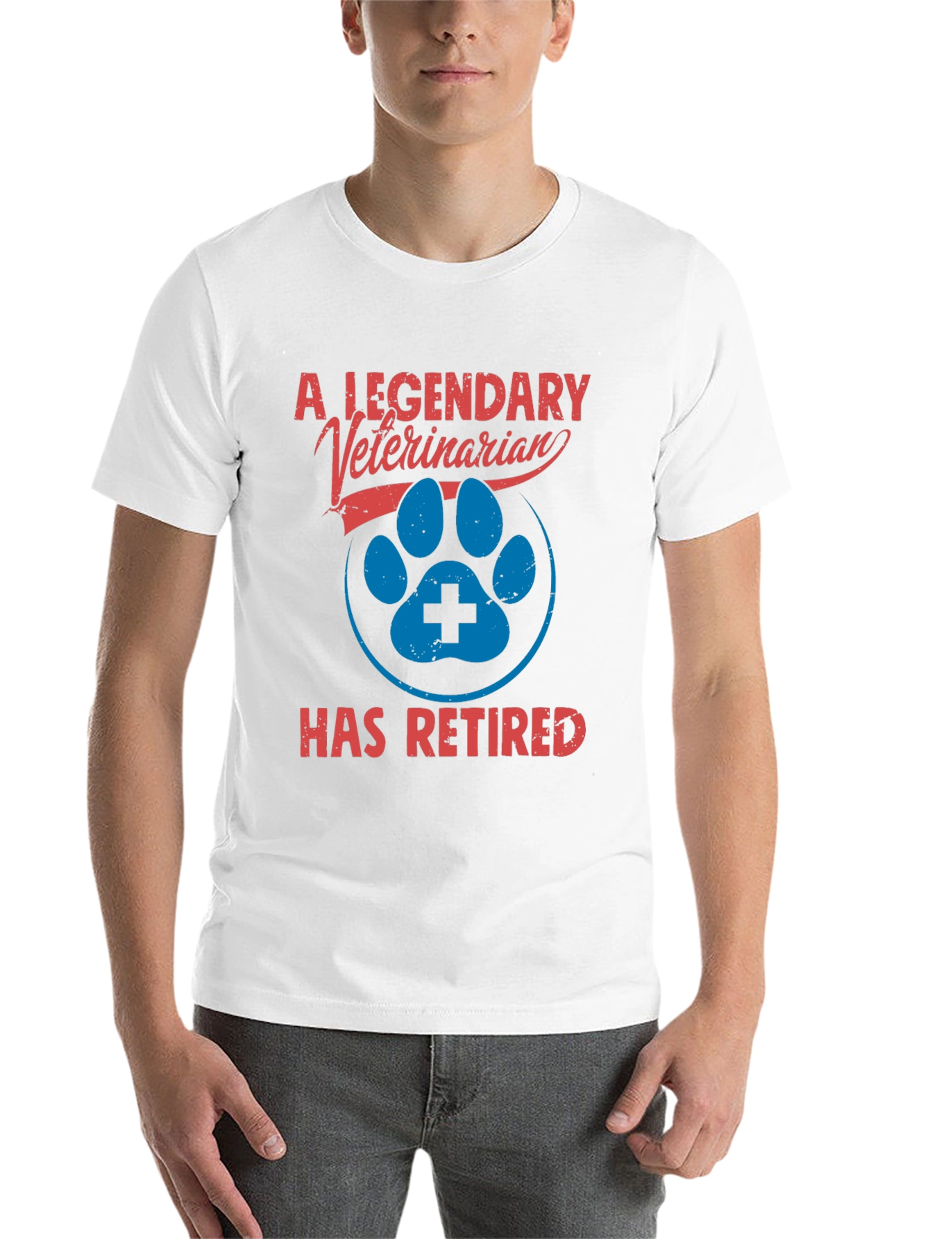 Black Legendary Veterinarian Retired T-Shirt view 14