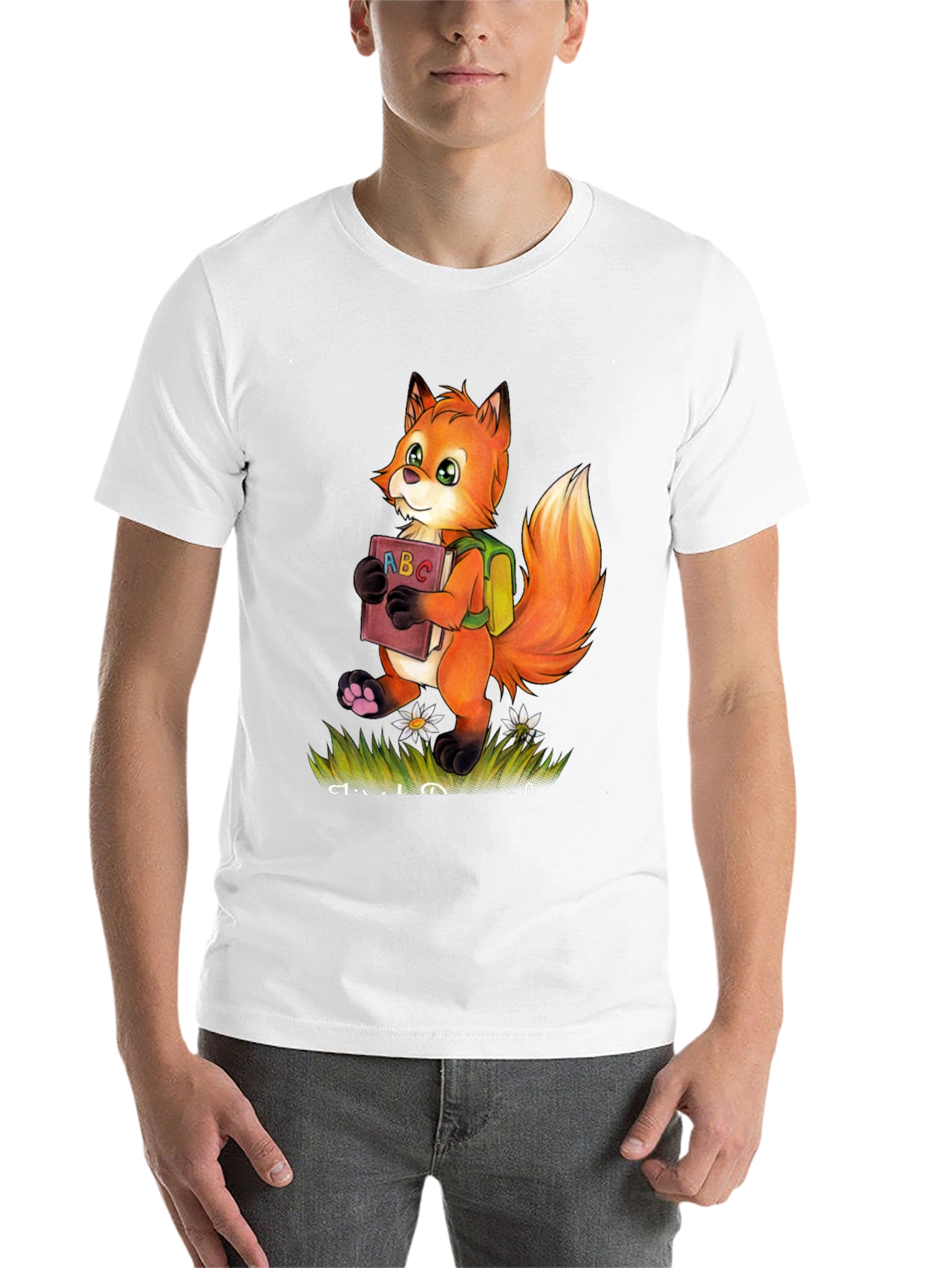 Black Fox ABC Book T-Shirt view 14