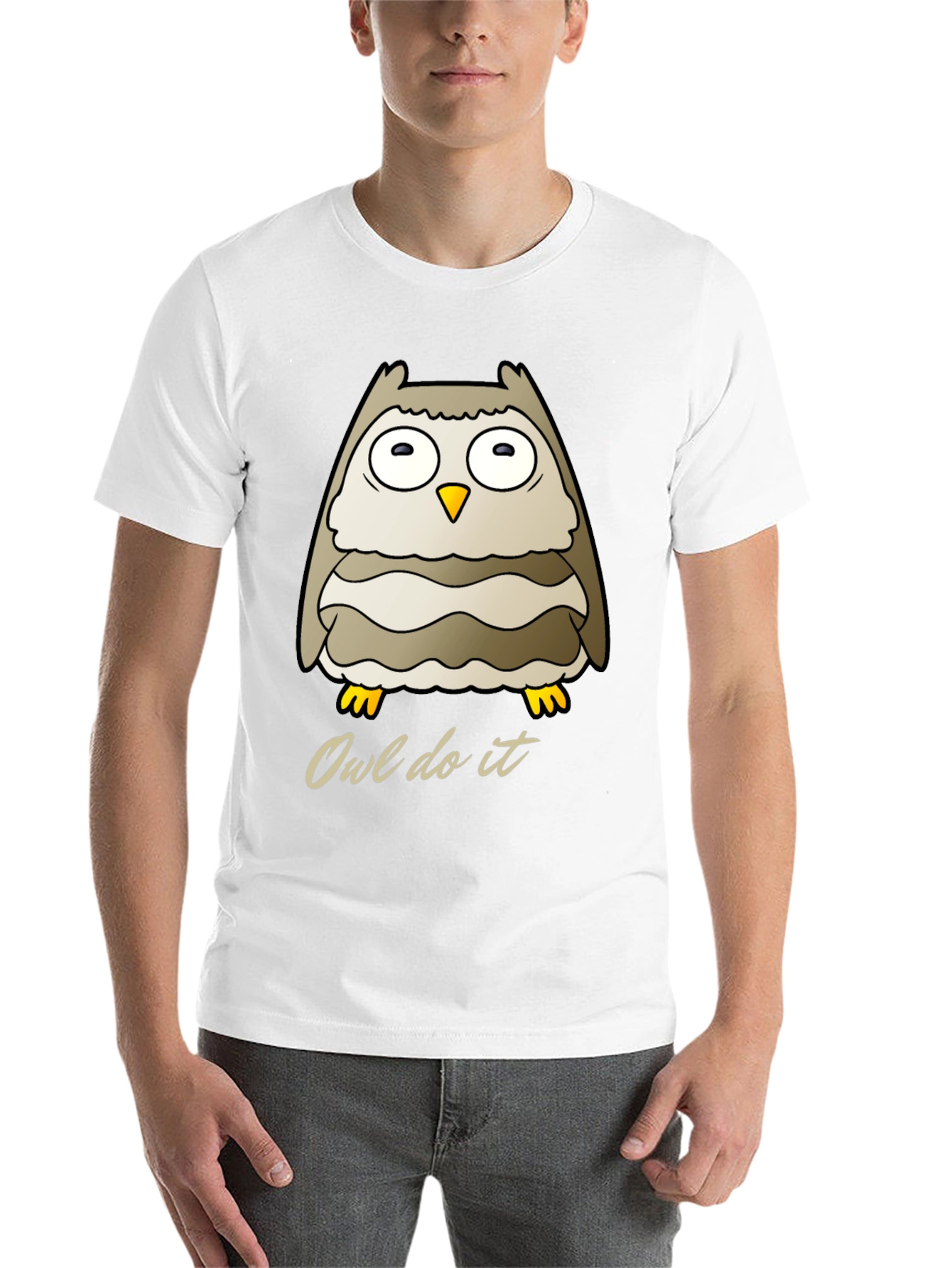 Black Owl Do It Graphic T-Shirt view 14