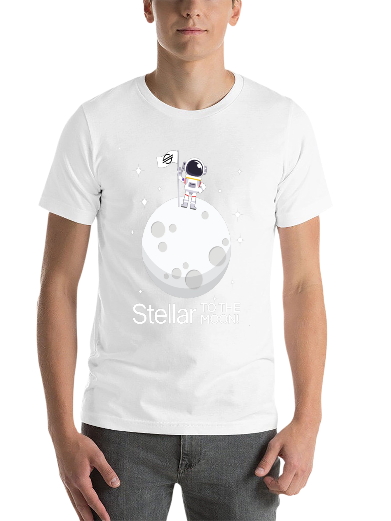 Black Stellar to the Moon T-Shirt view 14