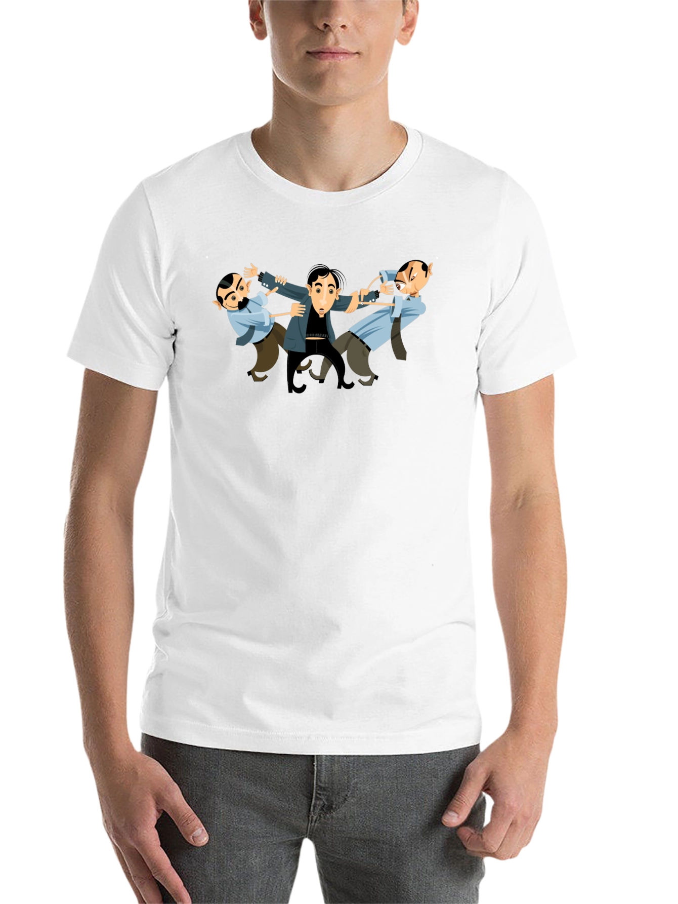 The Three Stooges T-Shirt - Black Cotton Tee - 14