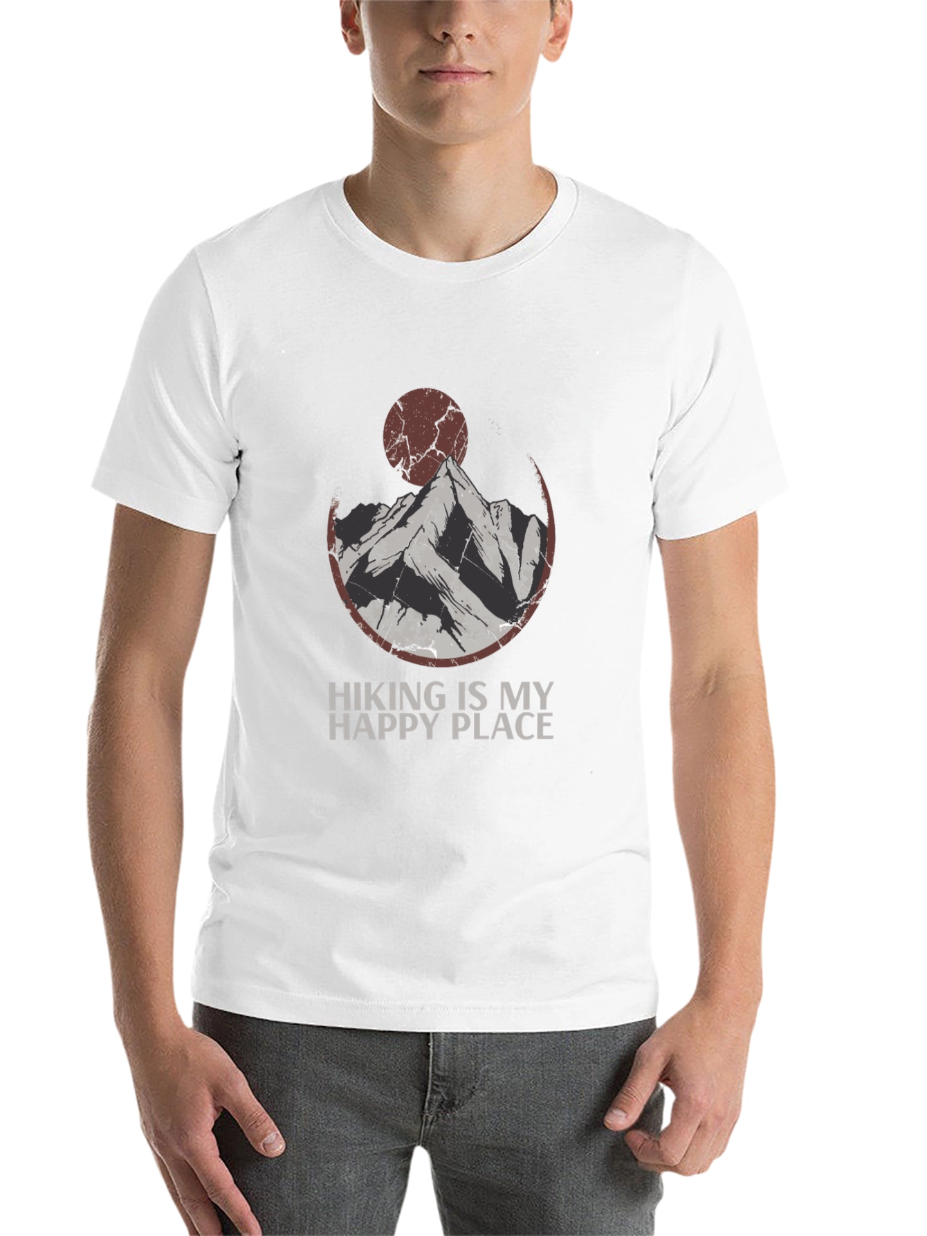 Black Hiking is My Happy Place Graphic Tee view 14