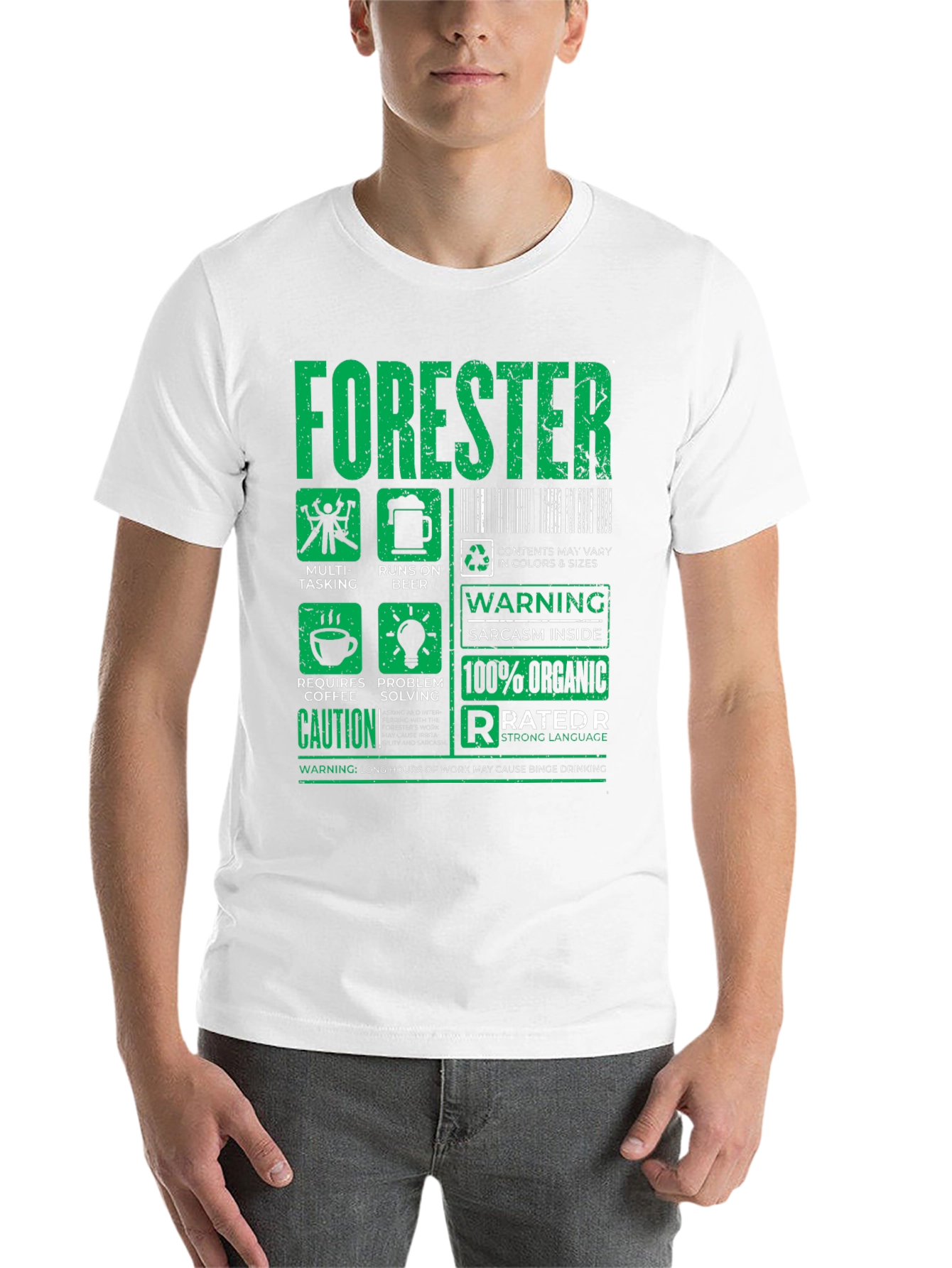 Black Forester Funny Job T-Shirt - Multi-Tasking, Runs on Beer! view 14