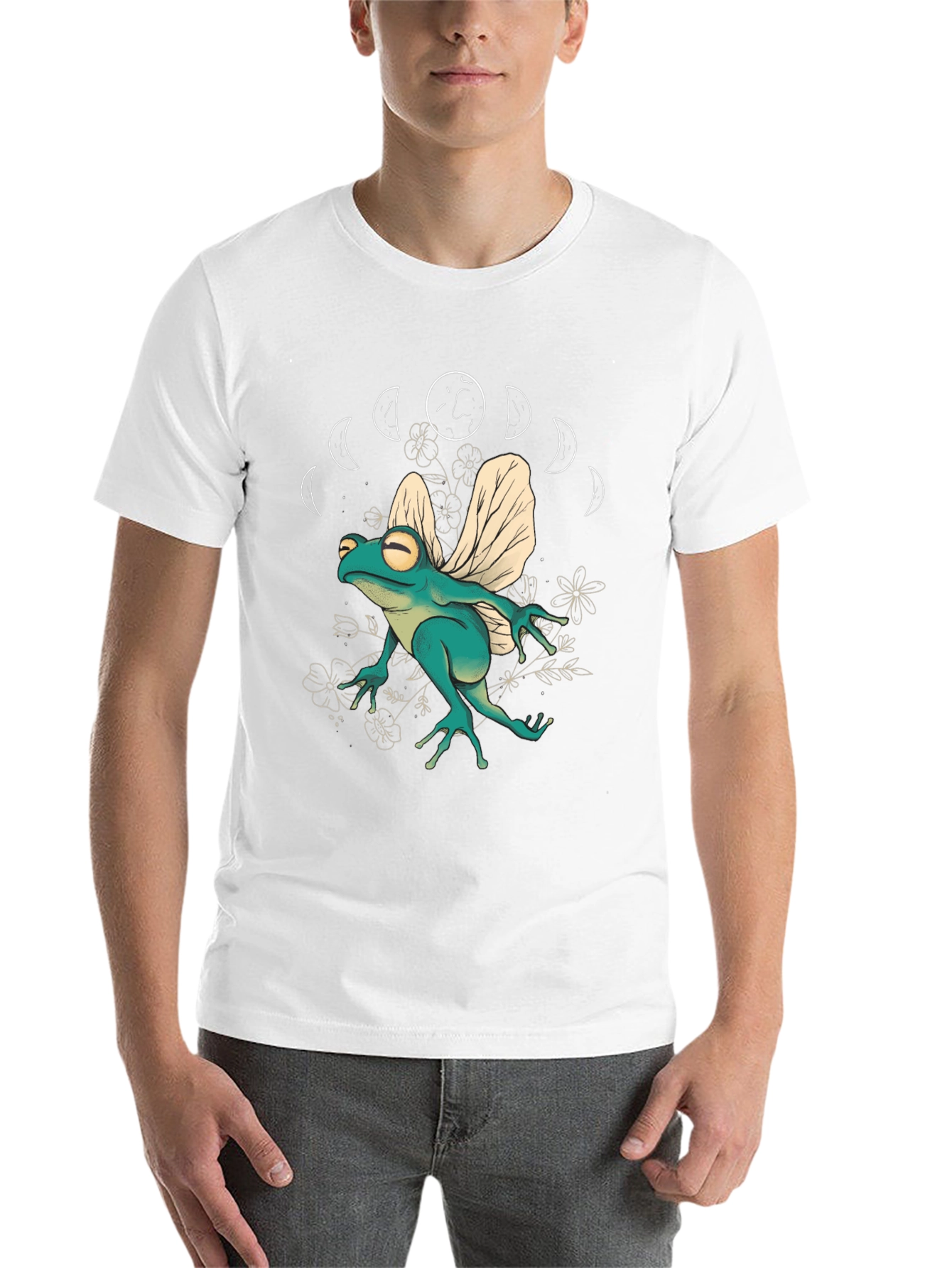 Black Frog with Wings T-Shirt view 14
