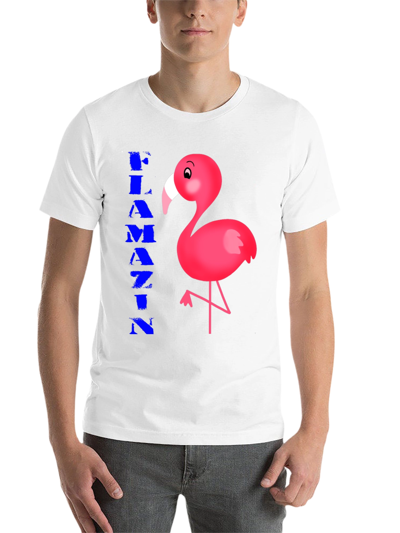 Black Flamin' Flamingo Graphic Tee - Stylish Cotton Comfort view 14