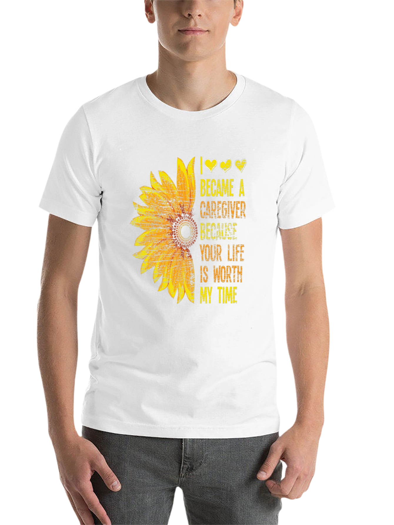Black Sunflower Caregiver Graphic Tee view 14