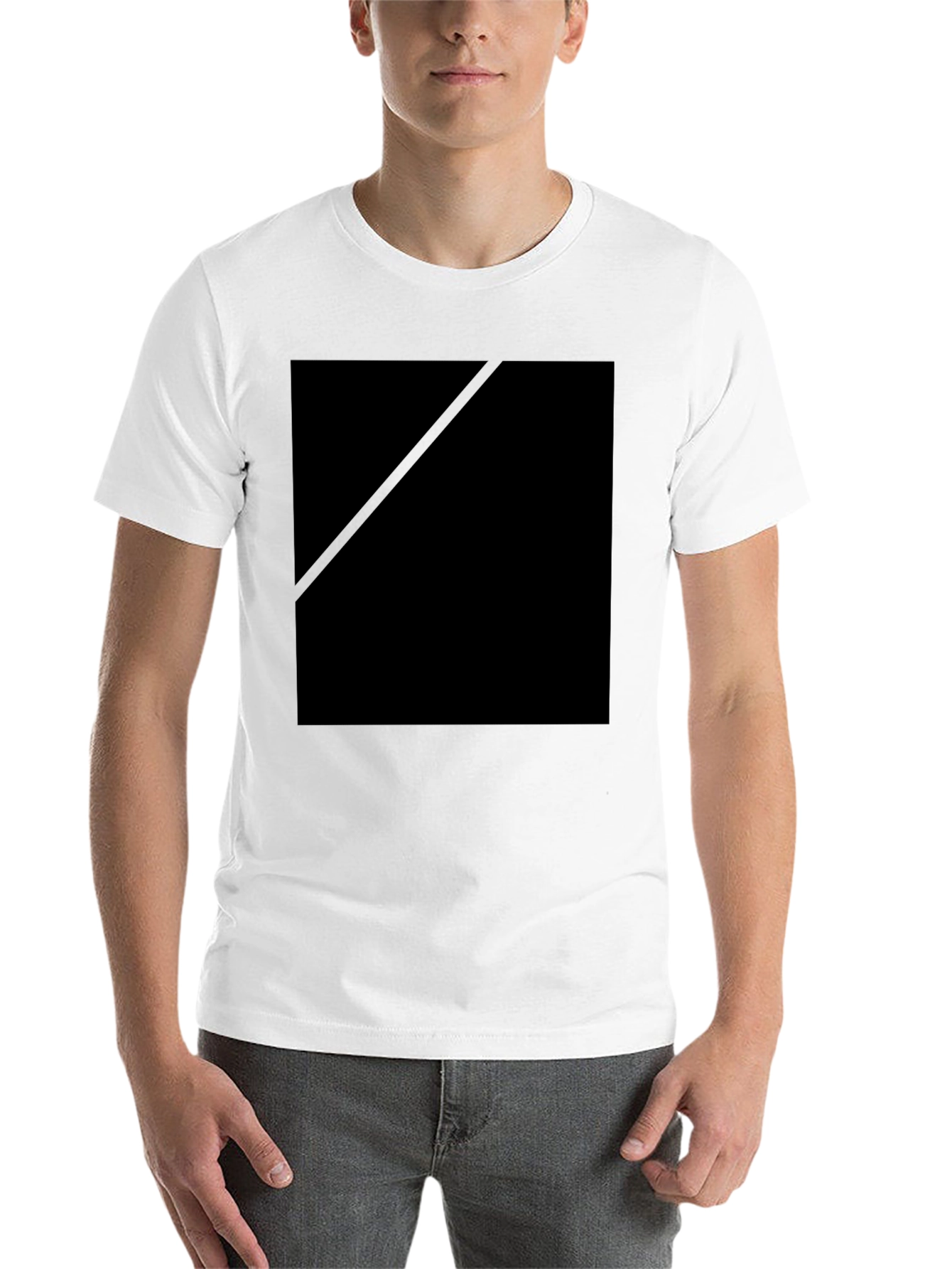 Black Black Crew Neck Casual T-Shirt view 14