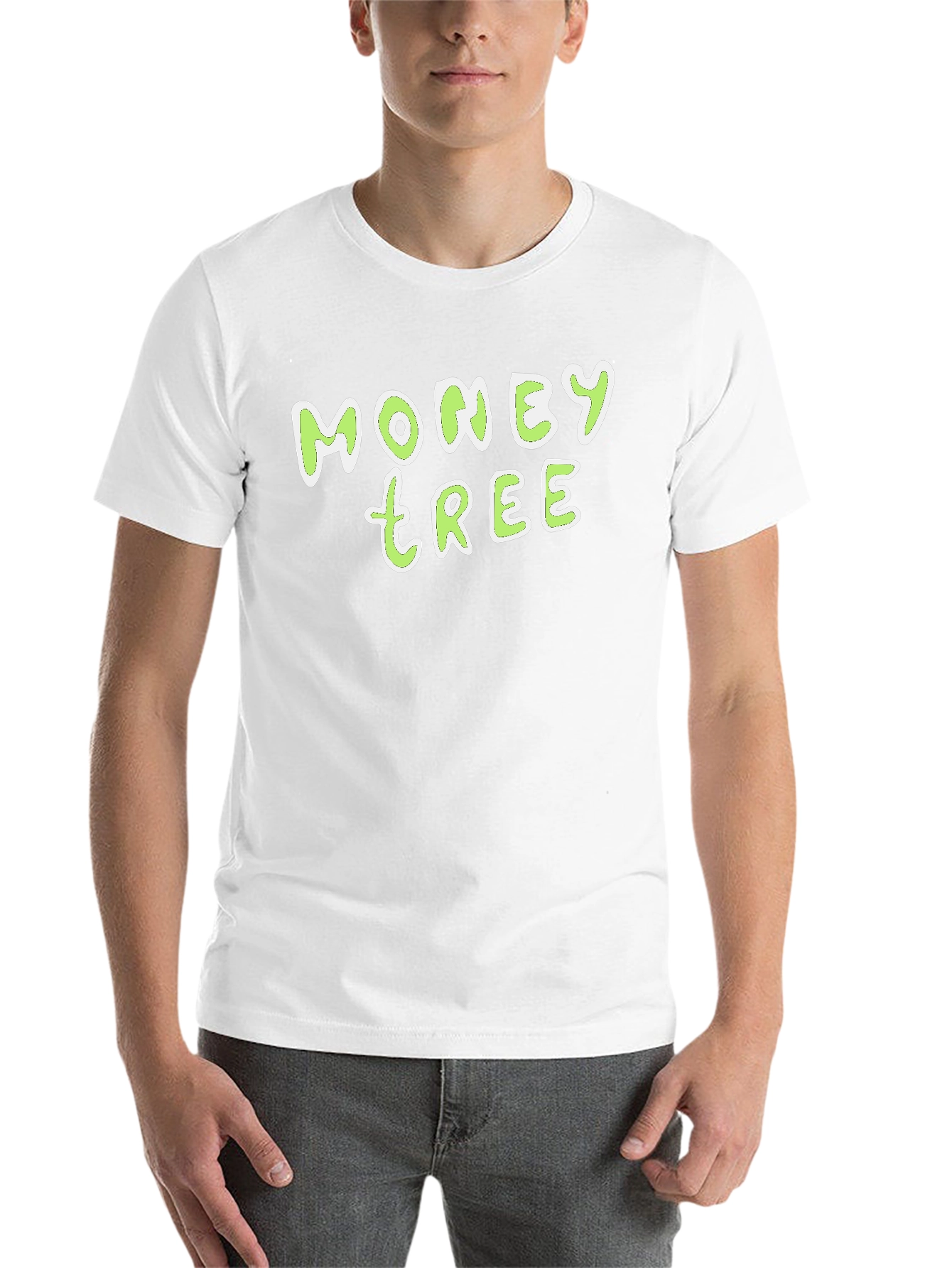 Black Money Tree Graphic Tee - Trendy Casual Style view 14