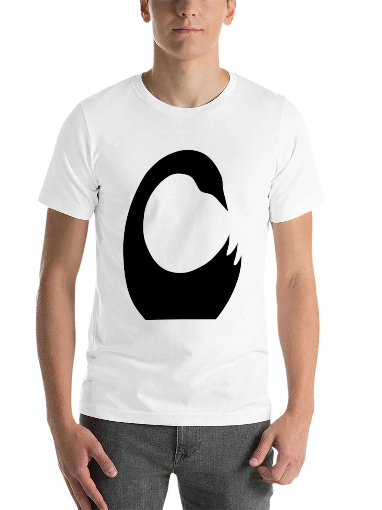 Black Black Swan Graphic T-Shirt - Unique Design view 14
