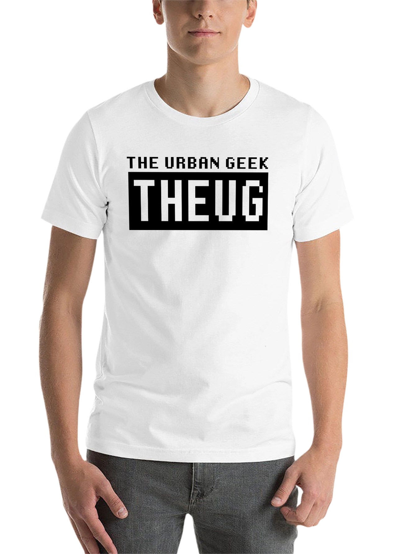 Black The Urban Geek THEUG Black T-Shirt view 14
