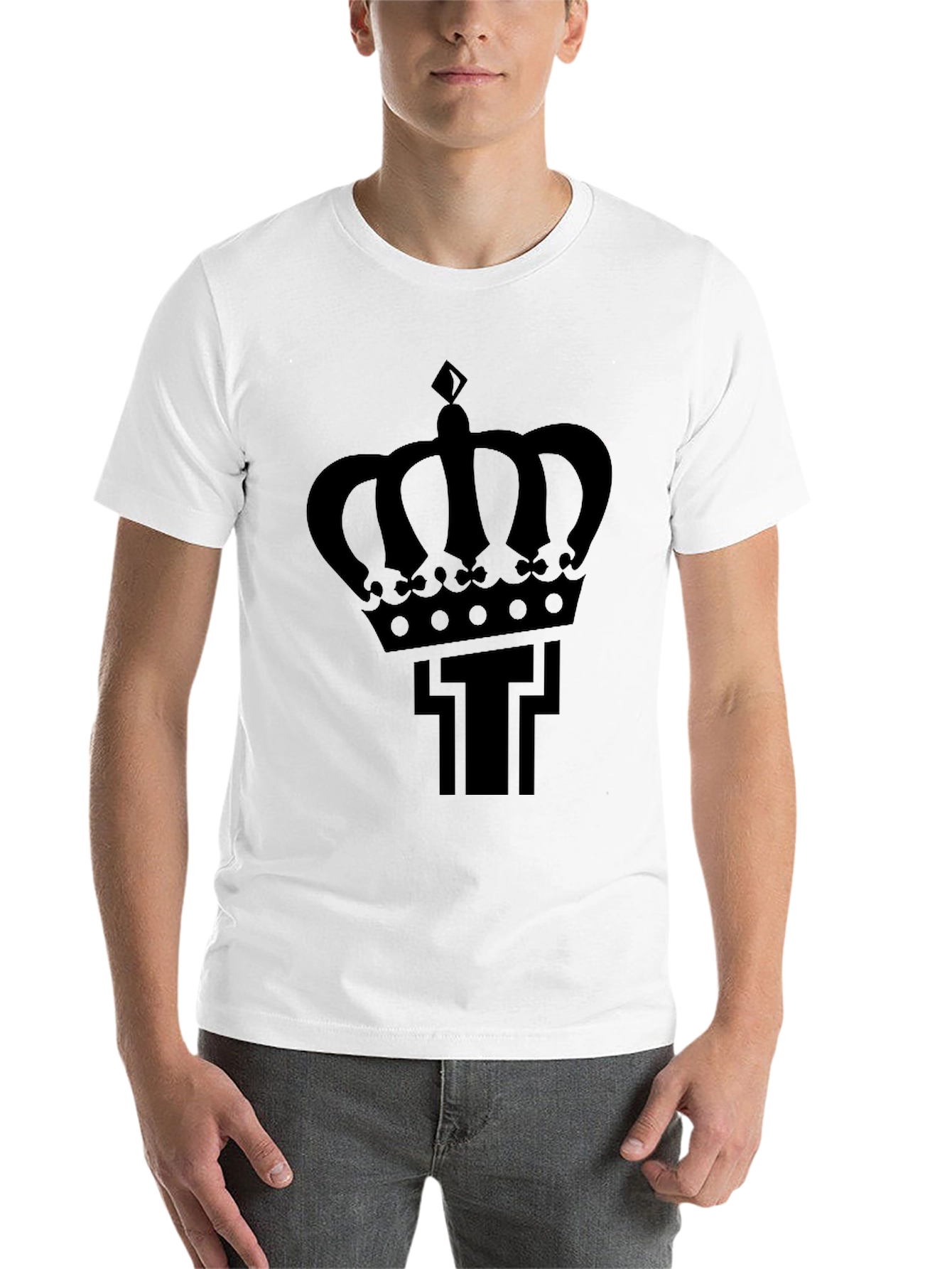 Black Crown T Black Graphic Tee view 14