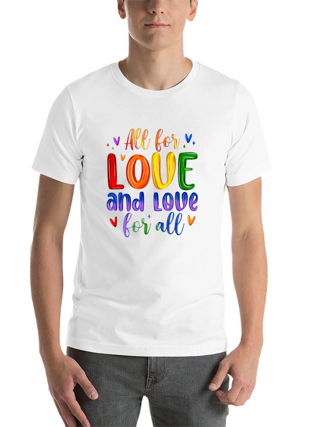 Black Love For All Rainbow Graphic Tee view 14