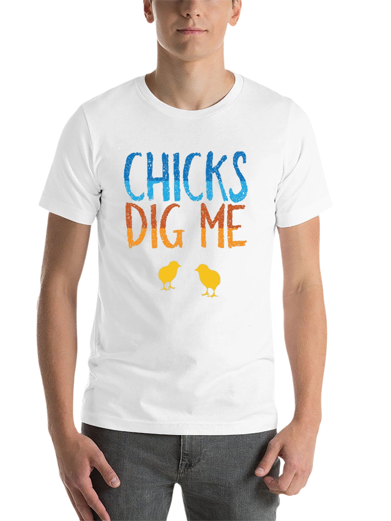 Black Chicks Dig Me T-Shirt - Fun Easter Apparel view 14