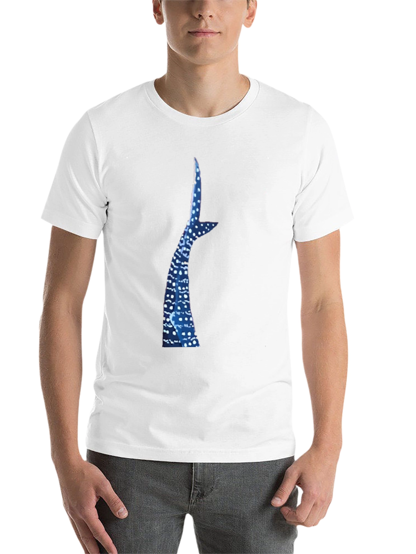 Black Whale Shark Tail T-Shirt - Marine Life Tee view 14