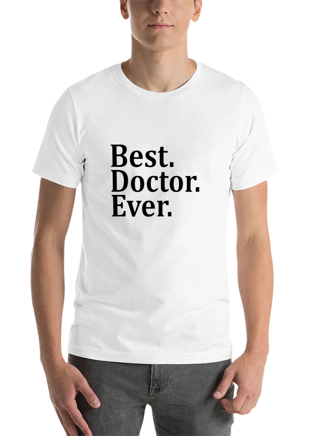 Black Best Doctor Ever T-Shirt - Novelty Gift for Physicians view 14