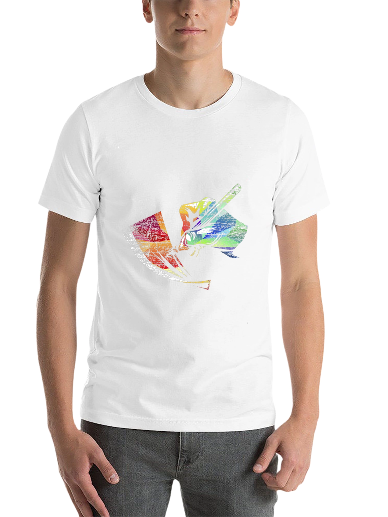 Black Colorful Artist T-Shirt view 14