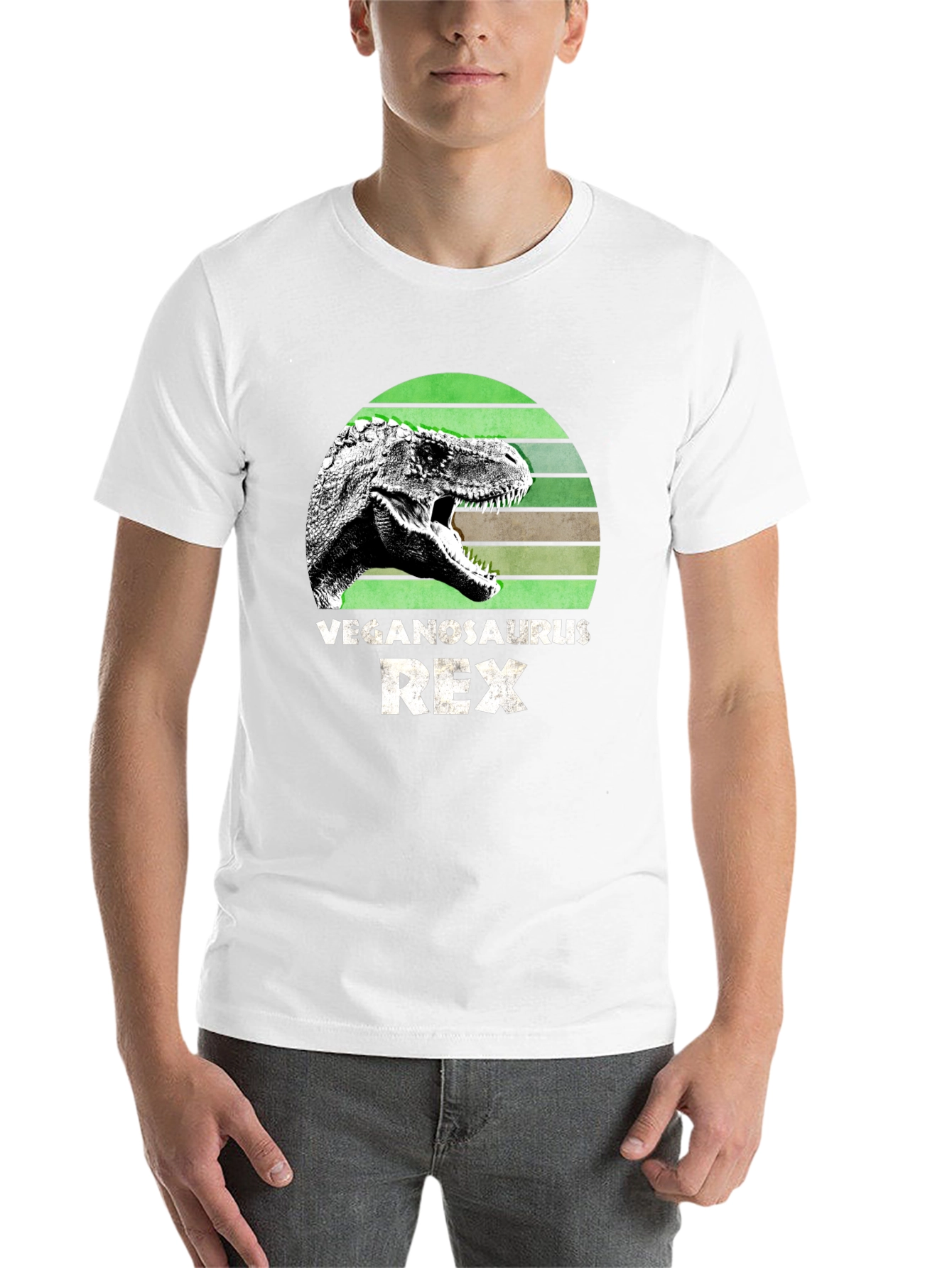 Vegan T-Rex Graphic Tee - 14