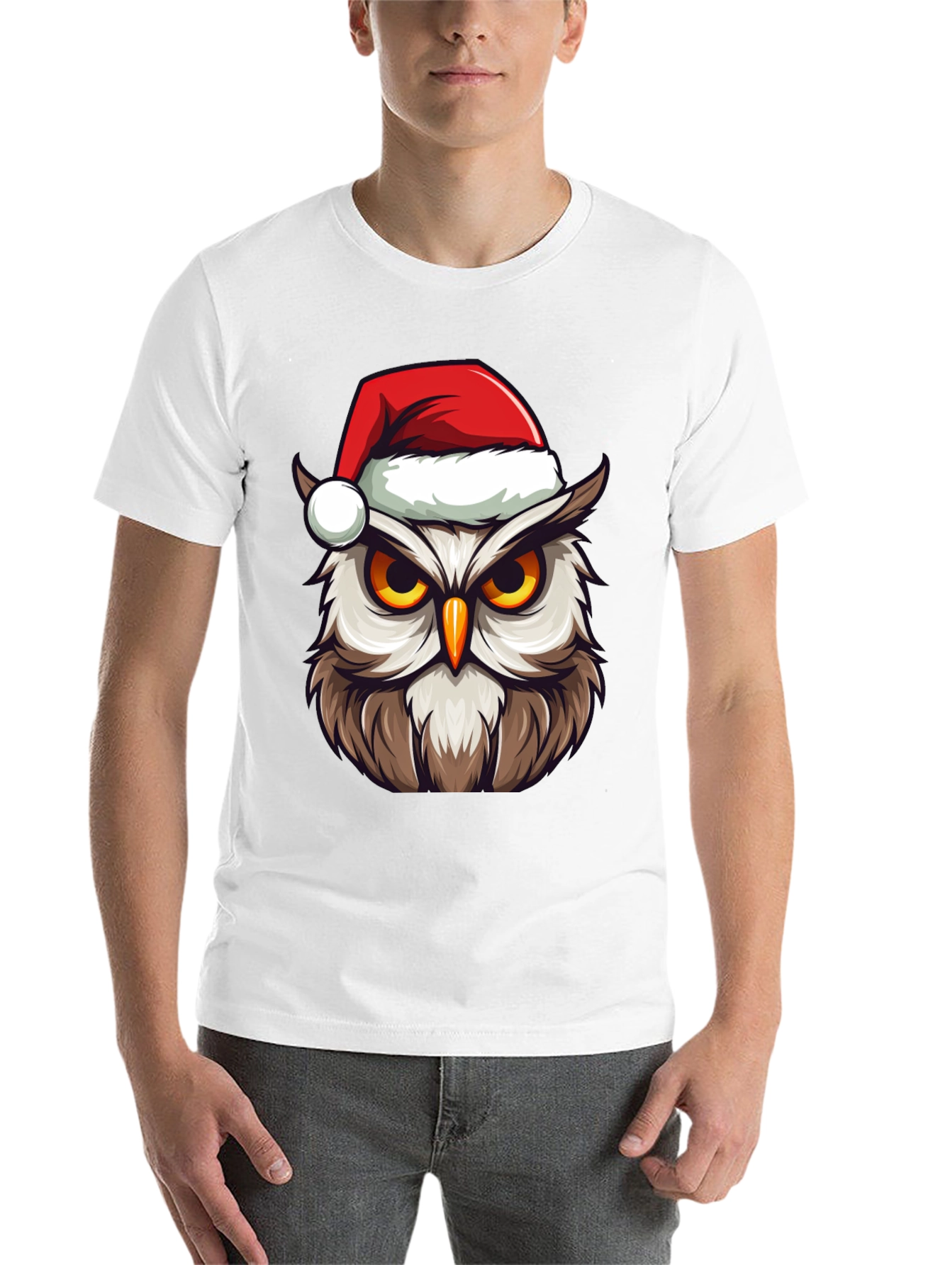 Festive Owl Graphic Tee - 14