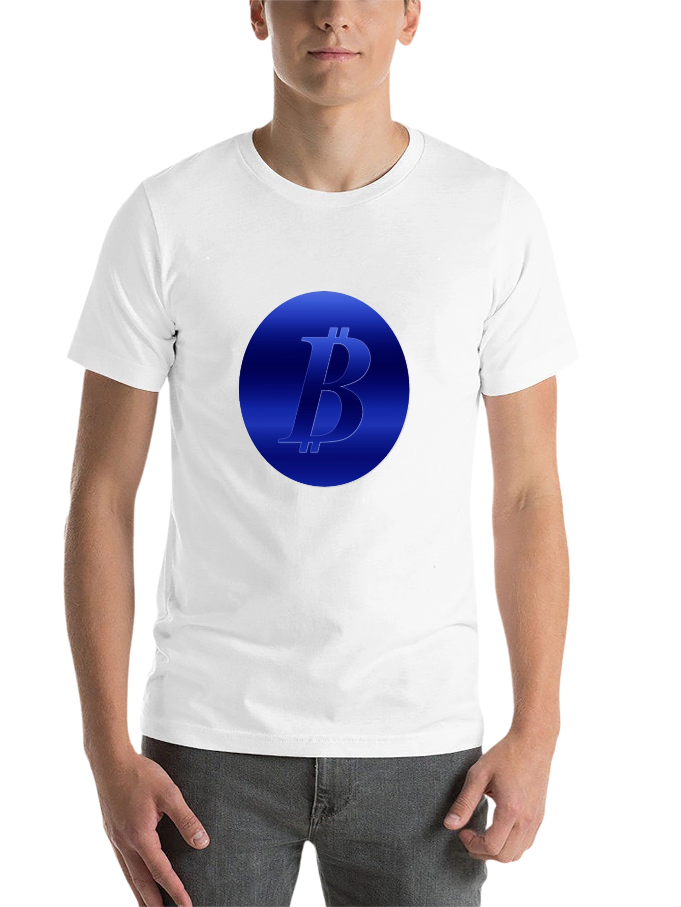 Black Bitcoin Logo T-Shirt - Crypto Fashion view 14