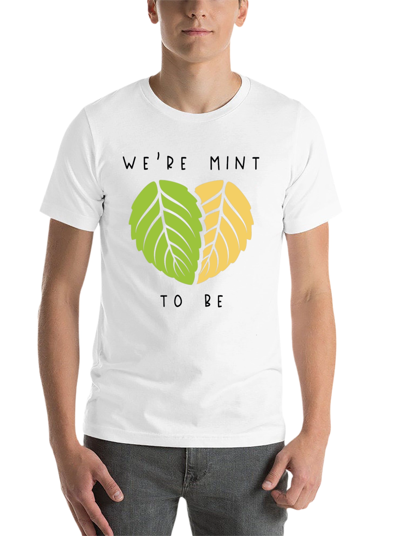 Black We're Mint to Be T-Shirt view 14