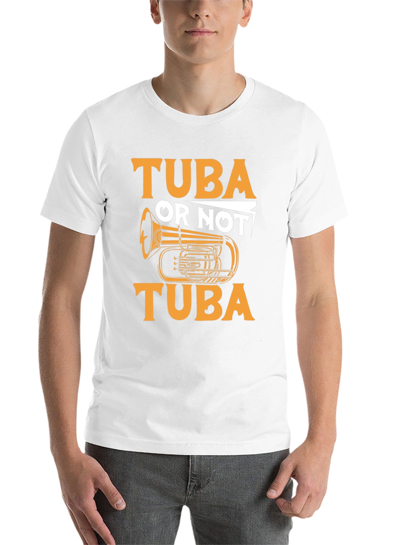 Black Tuba Or Not Tuba Funny Musician Black T-Shirt view 14