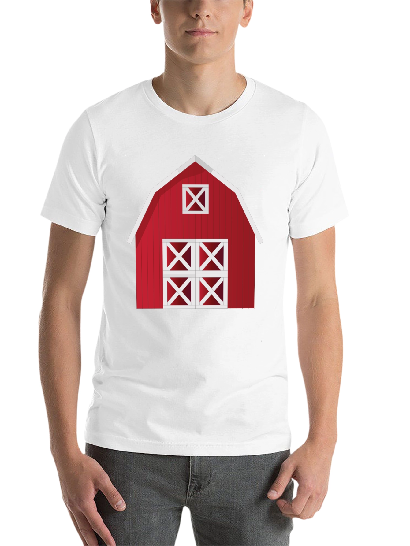 Black Red Barn Graphic Tee - Farmhouse Style view 14