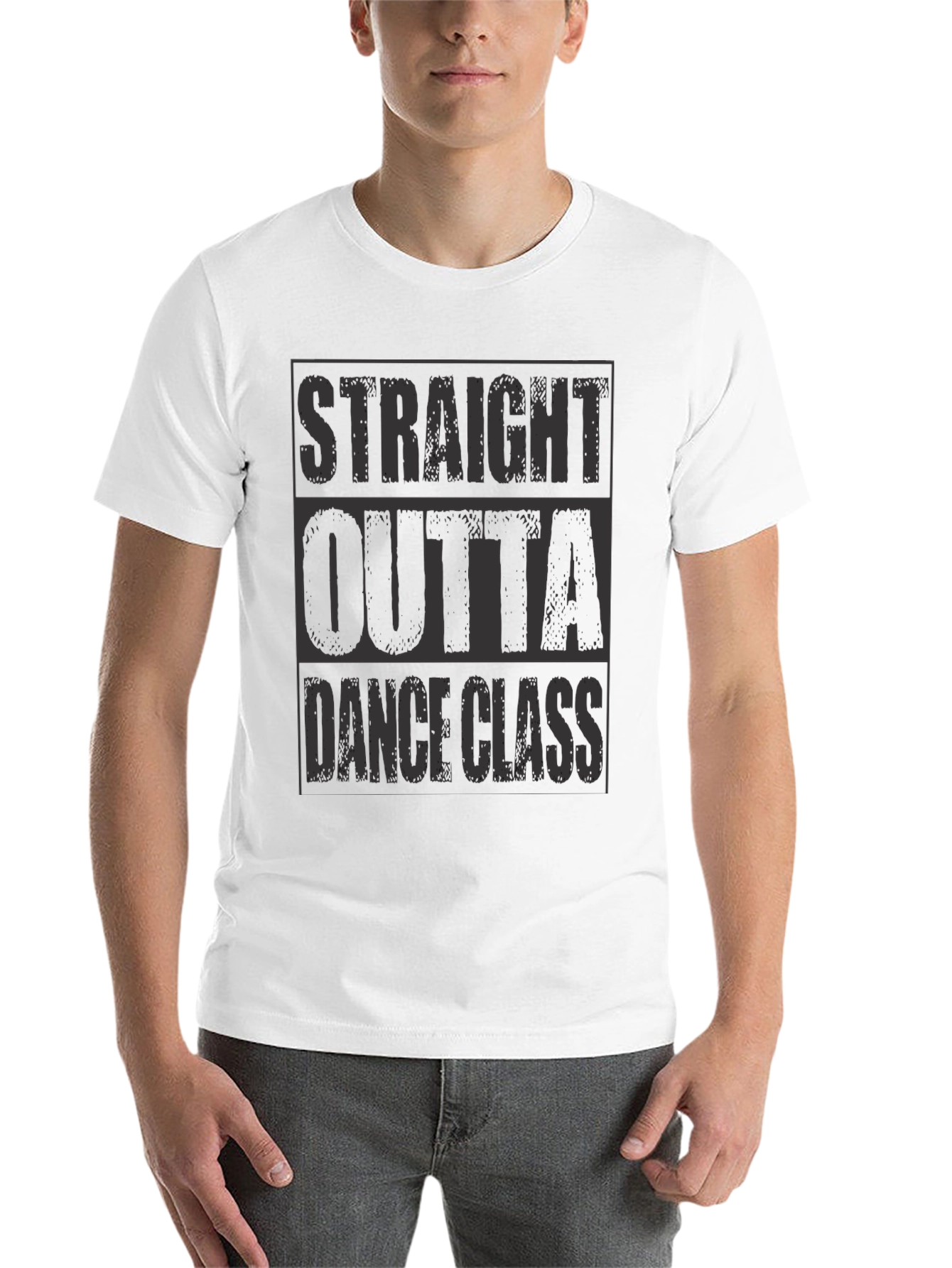 Black Straight Outta Dance Class T-Shirt view 14