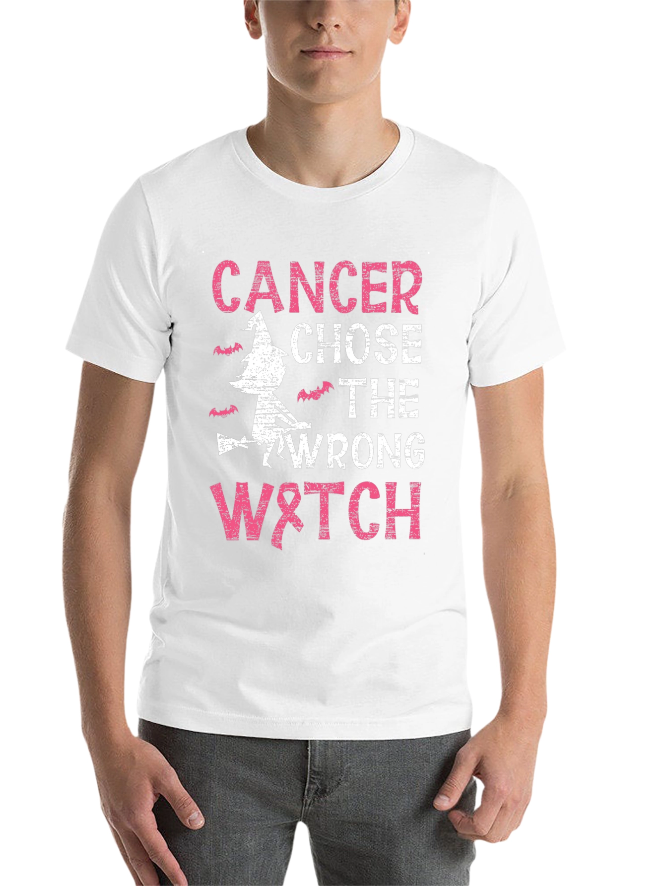 Cancer Chose Wrong Witch T-Shirt - 14