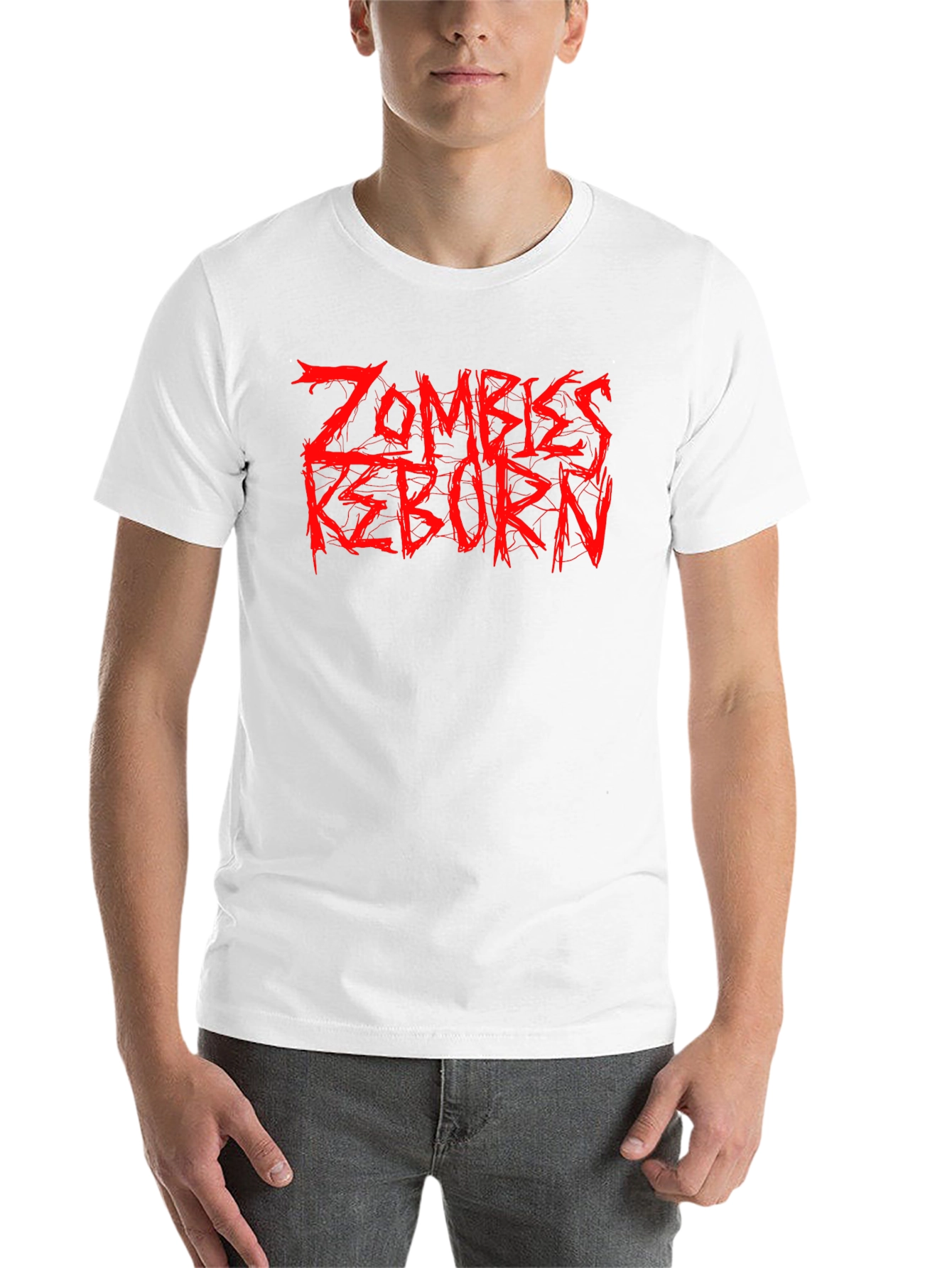 Black Zombies Reborn Black Graphic T-Shirt view 14