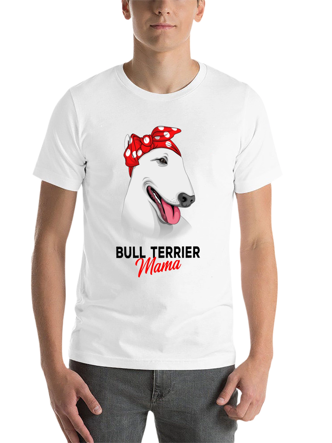 Bull Terrier Mama Graphic Tee - 14