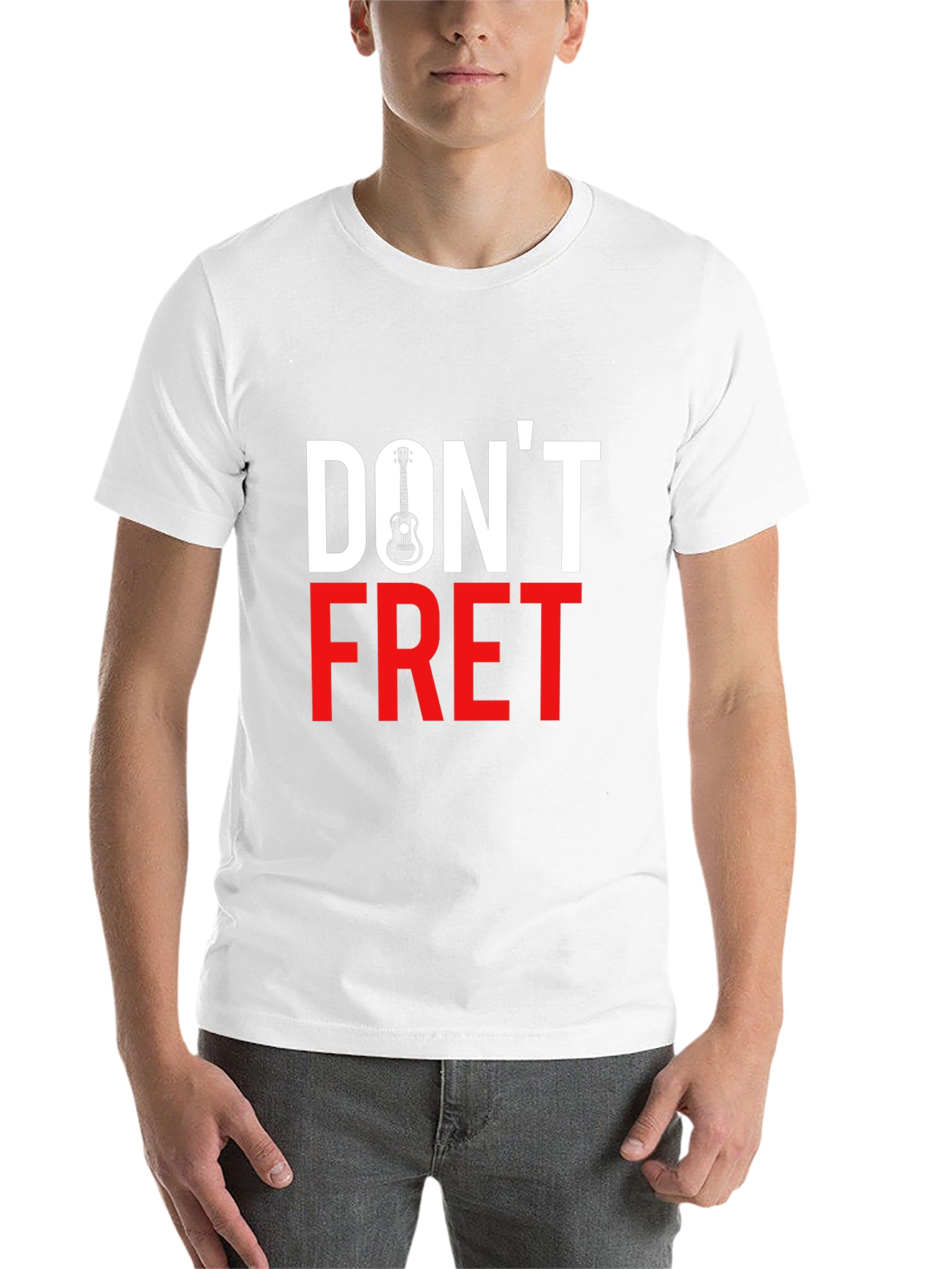 Black Don't Fret Guitar T-Shirt view 14