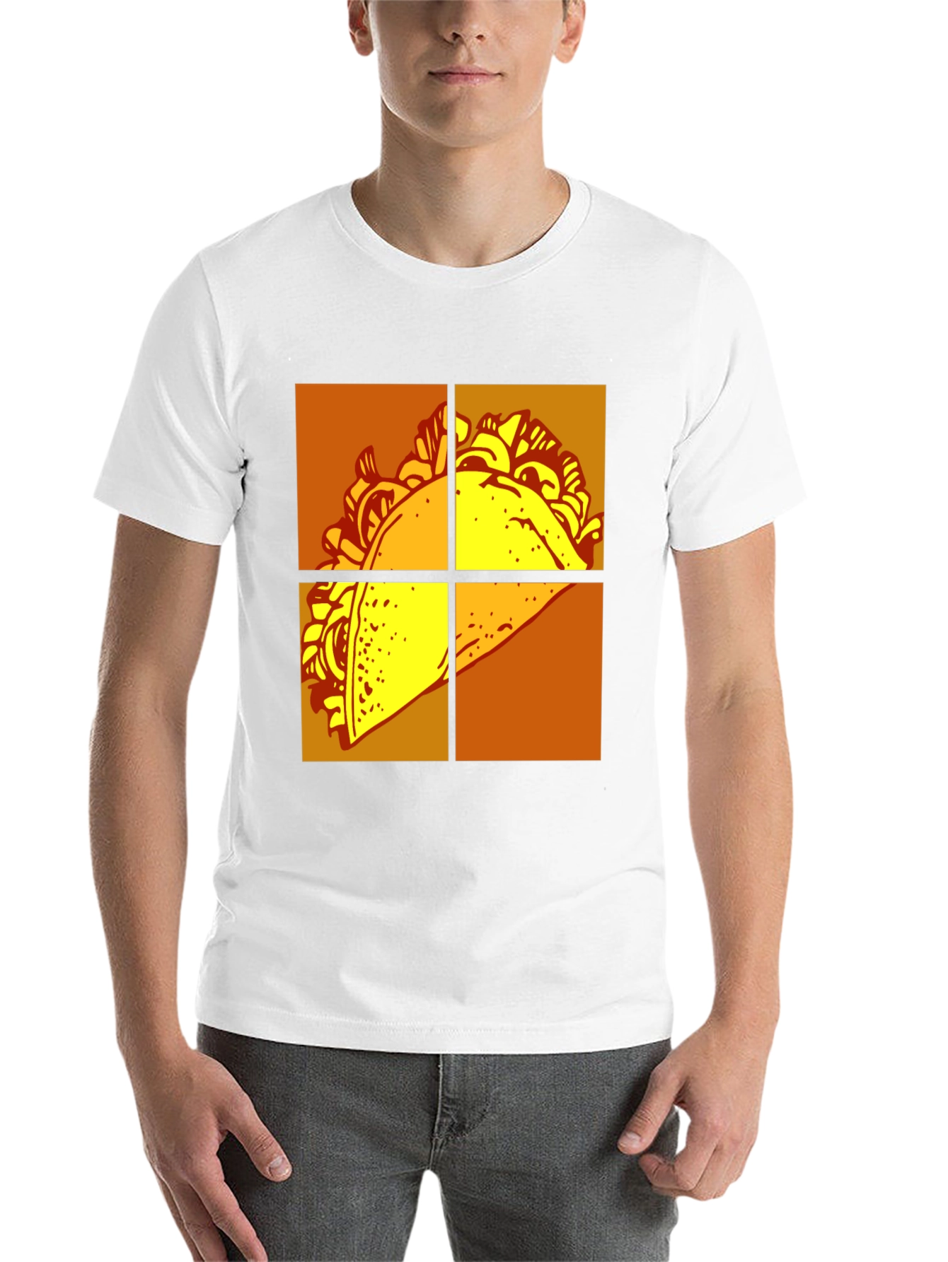 Black Taco T-Shirt - Graphic Novelty Tee view 14