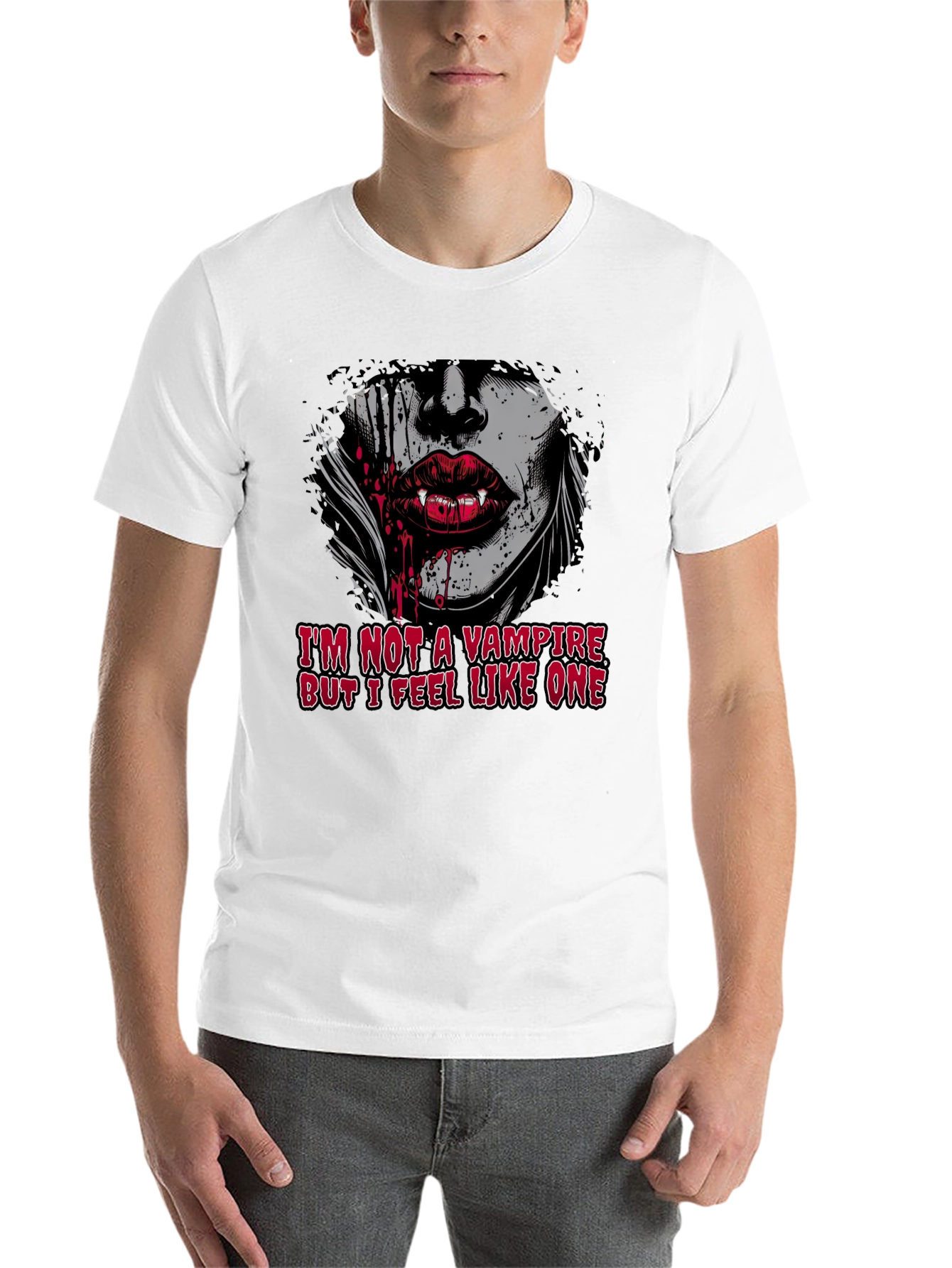 Black Vampire Graphic T-Shirt view 14