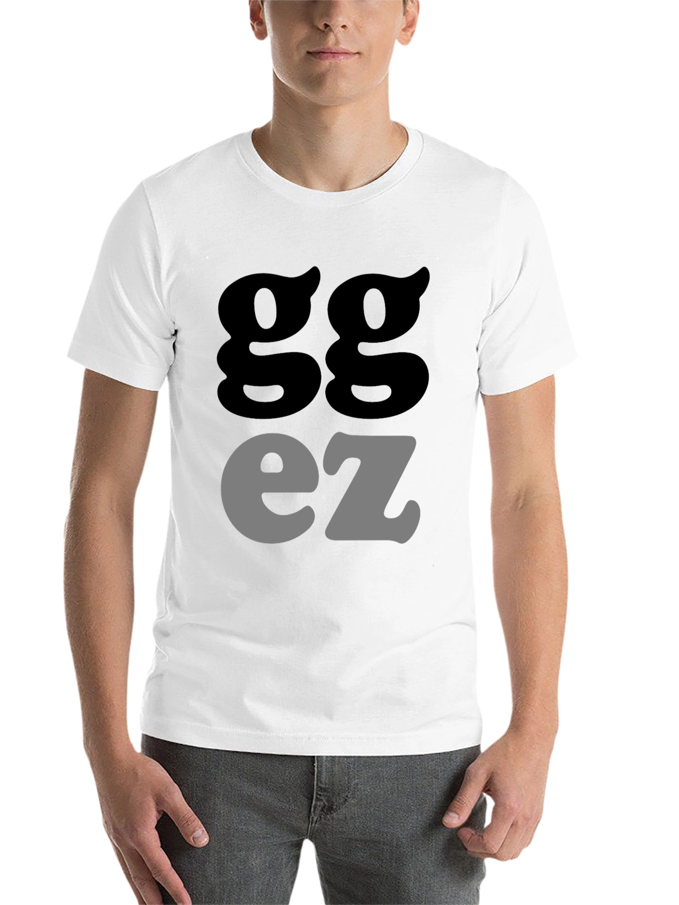 Black GG EZ Graphic Tee - Gamer T-Shirt view 14