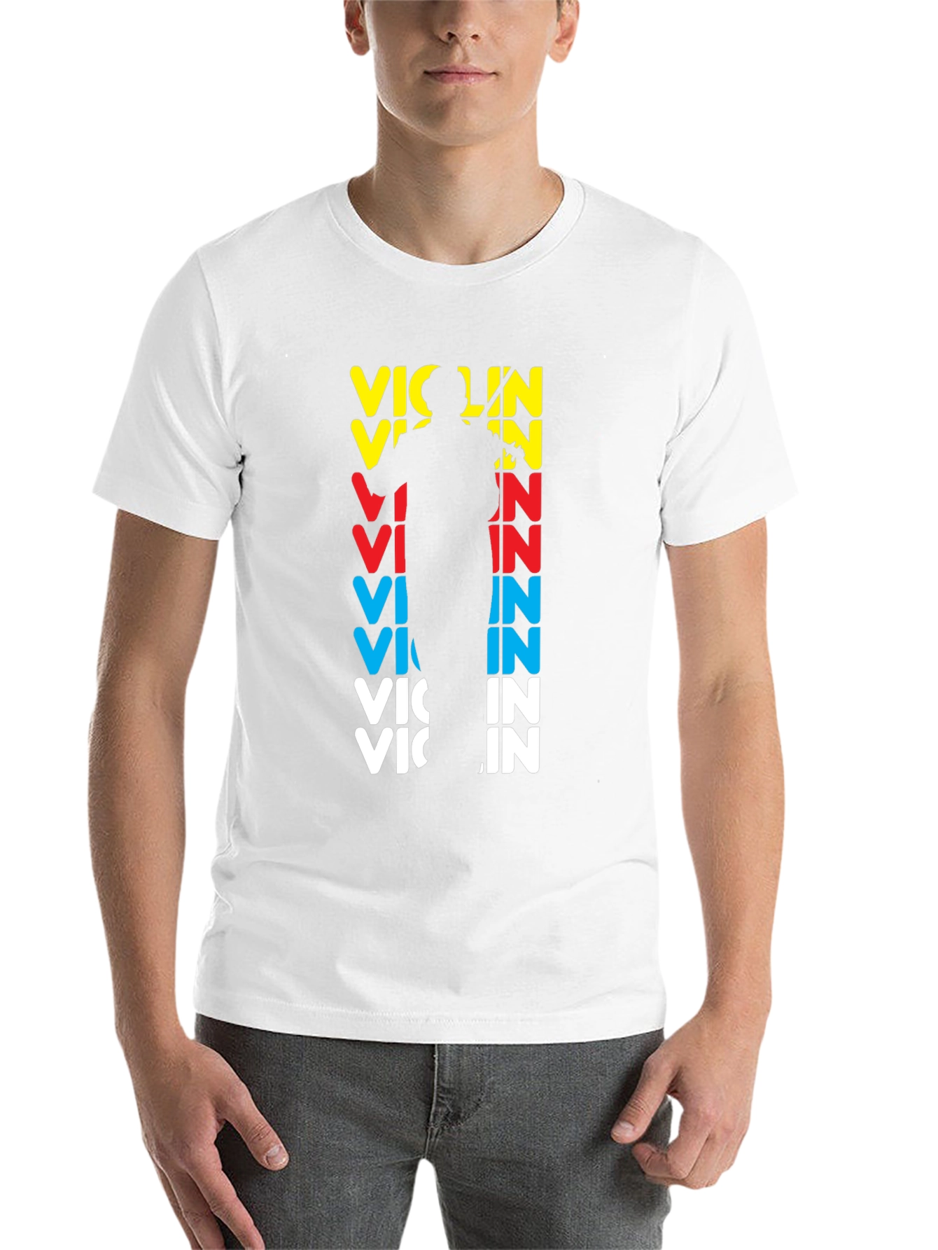 Black Violin Player Graphic T-Shirt view 14