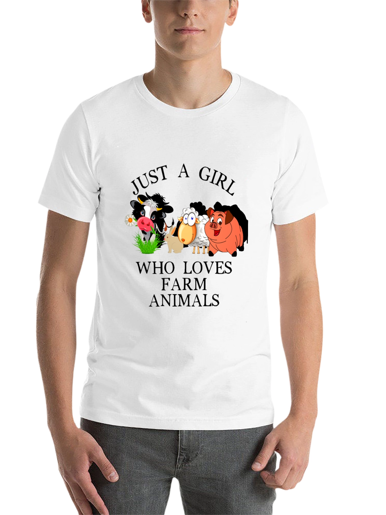 Black Farm Animal Lover Graphic T-Shirt view 14