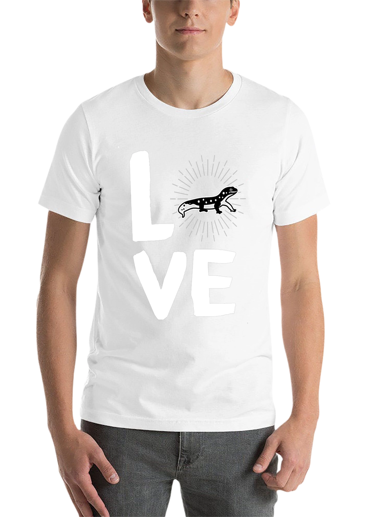 Black Lizard Love T-Shirt - Graphic Tee view 14